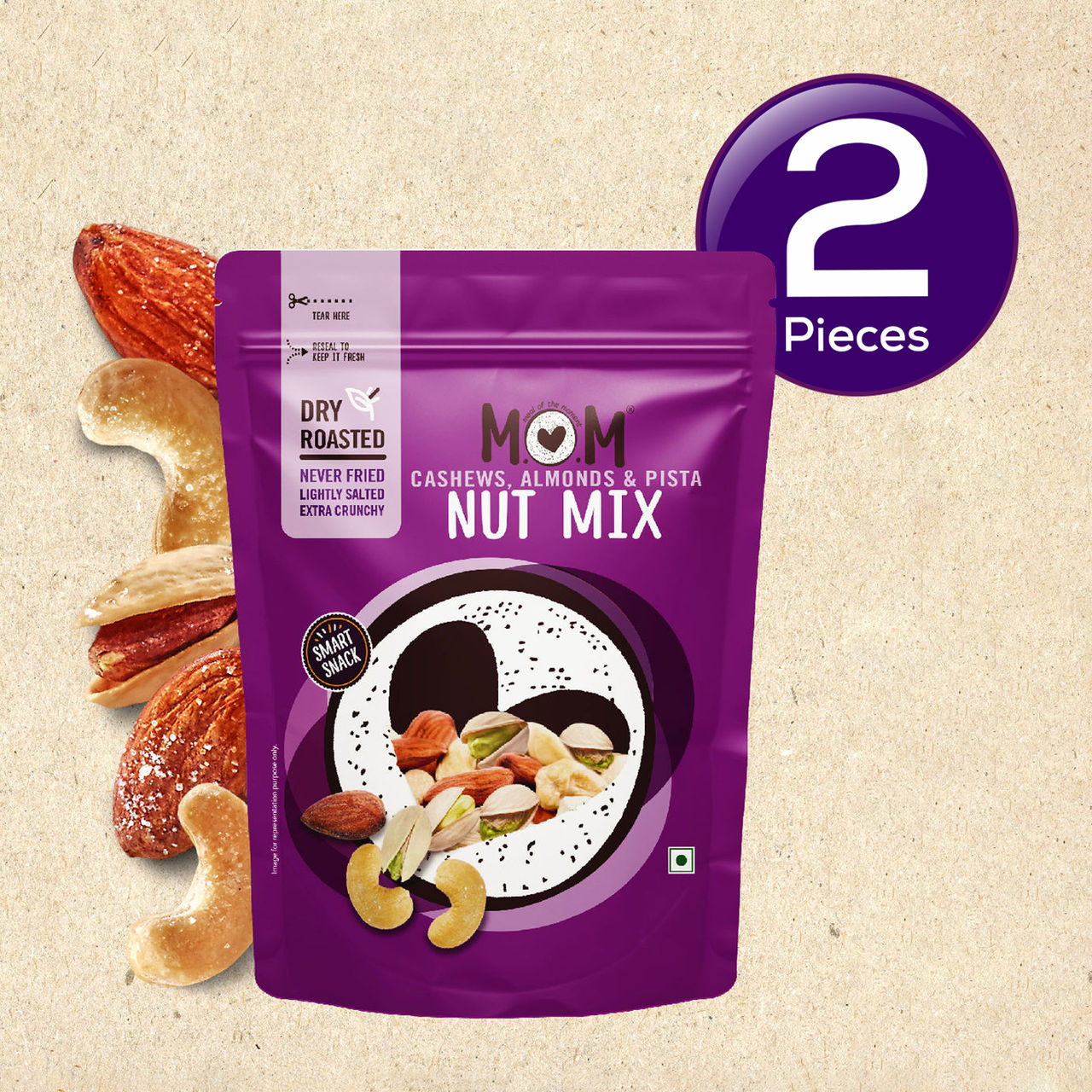 MOM Dry Roasted Nut Mix 44 g Combo