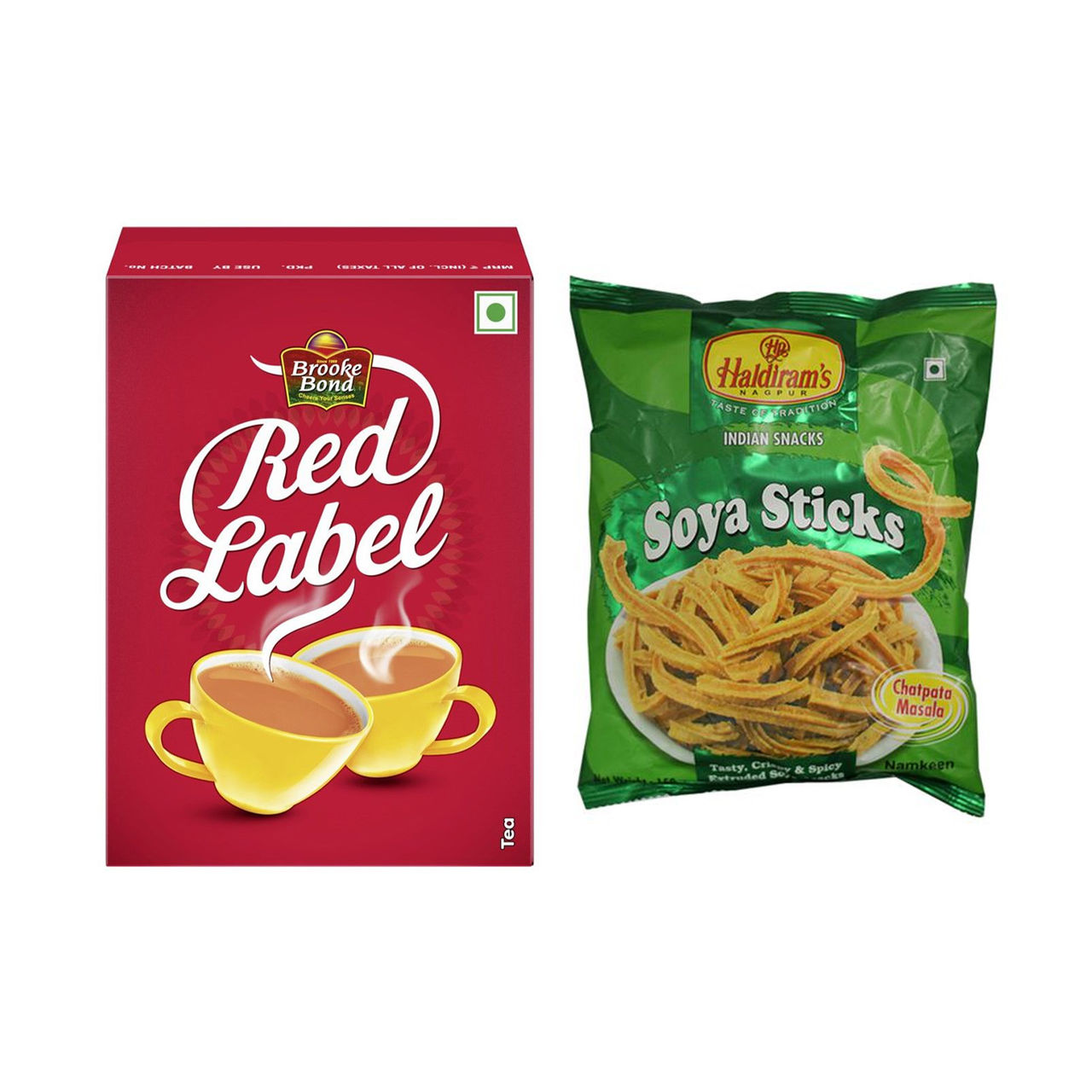 Brooke Bond Red Label Tea(250gms) & Haldirams Soya Sticks(200gms) Combo