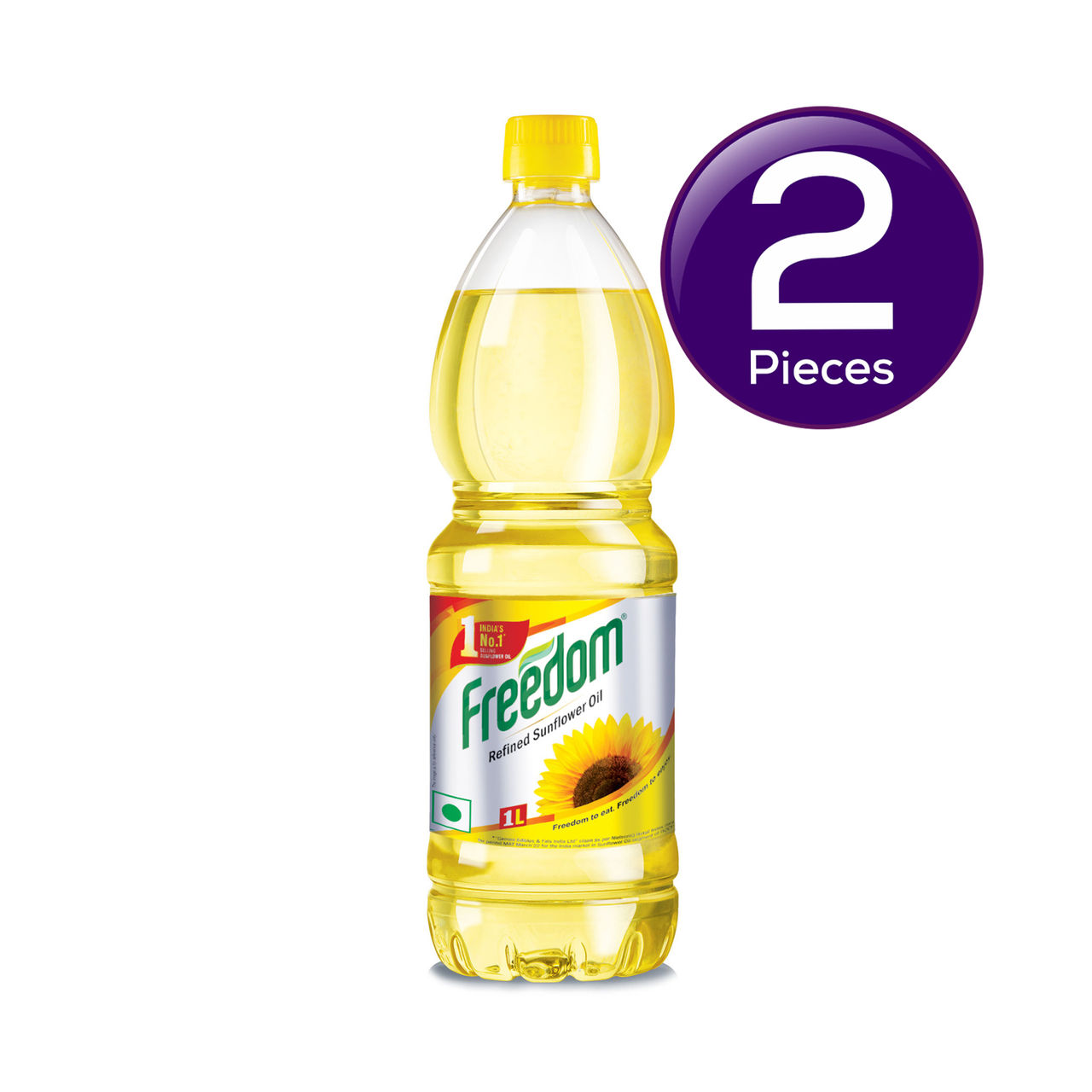 Freedom Refined Sunflower Oil Bottle 1 l Combo