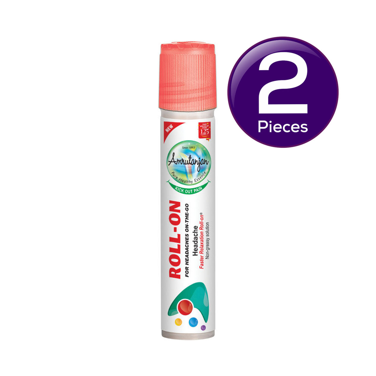 Amrutanjan Faster Relaxation Roll-On 10 ml Combo