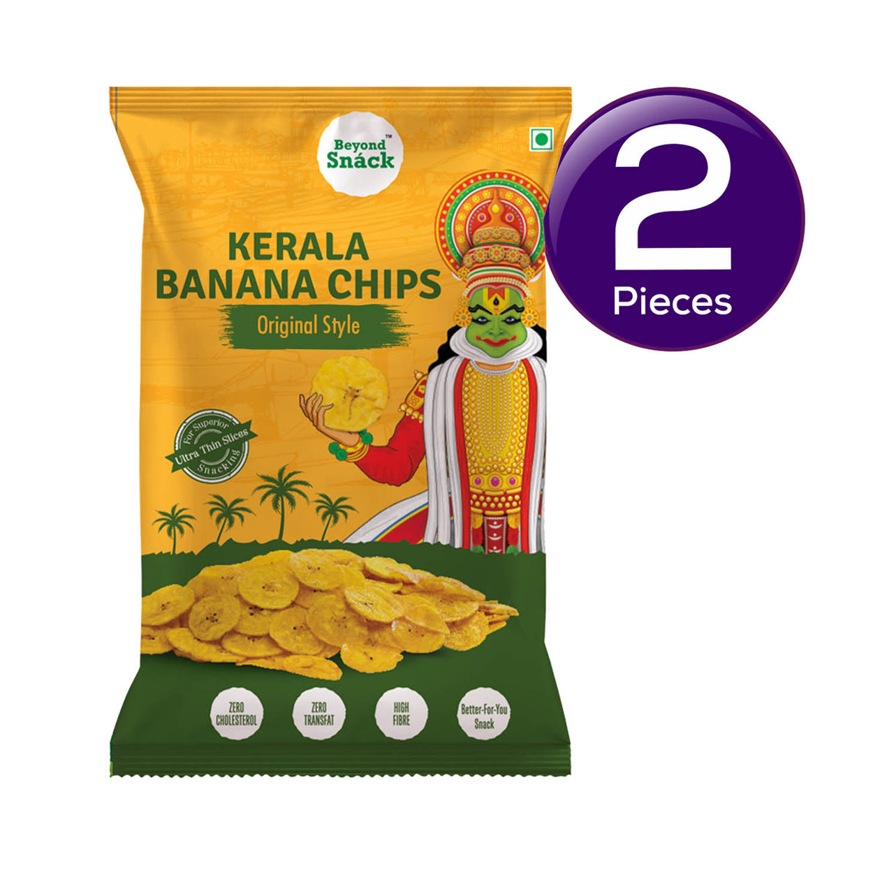 Beyond Snack Kerala Banana Chips Original Style 75 g Combo