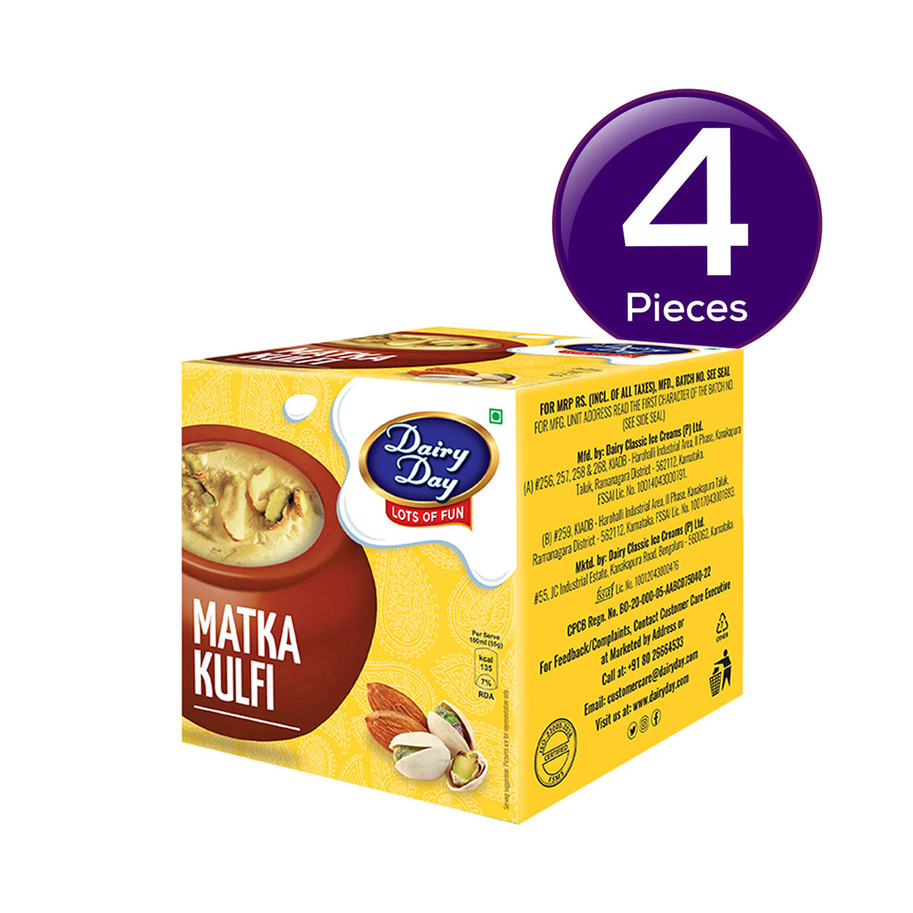 Dairy Day Matka Kulfi 100 ml Combo