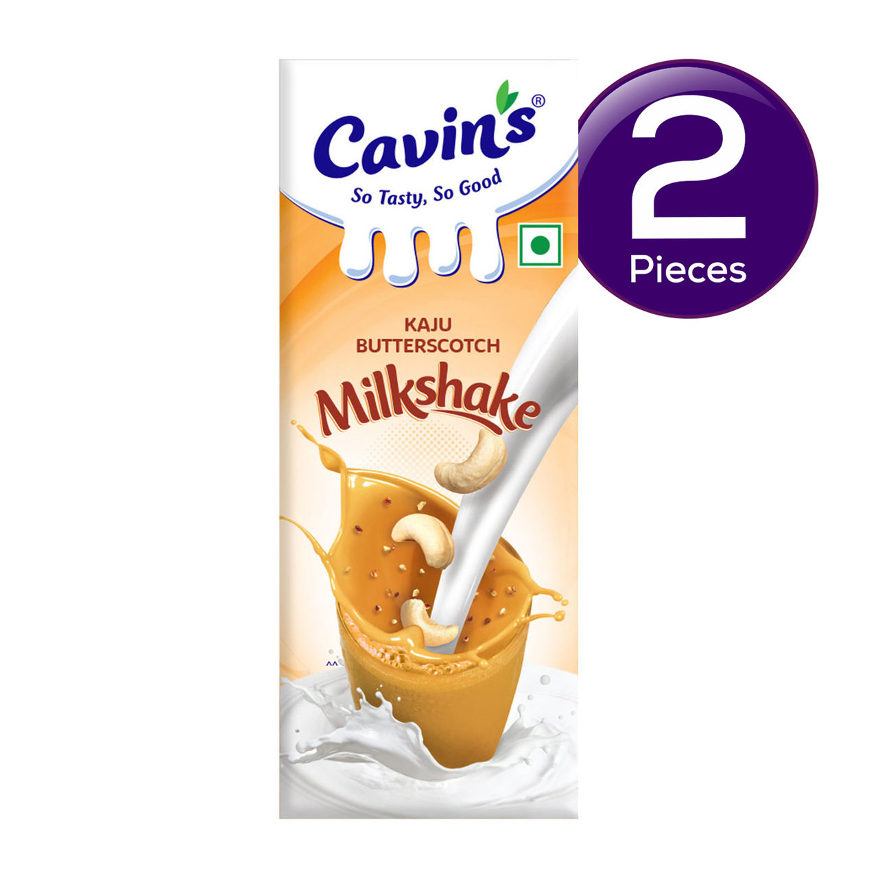 Cavin's Kaju Butterscotch Milkshake 180 ml Combo