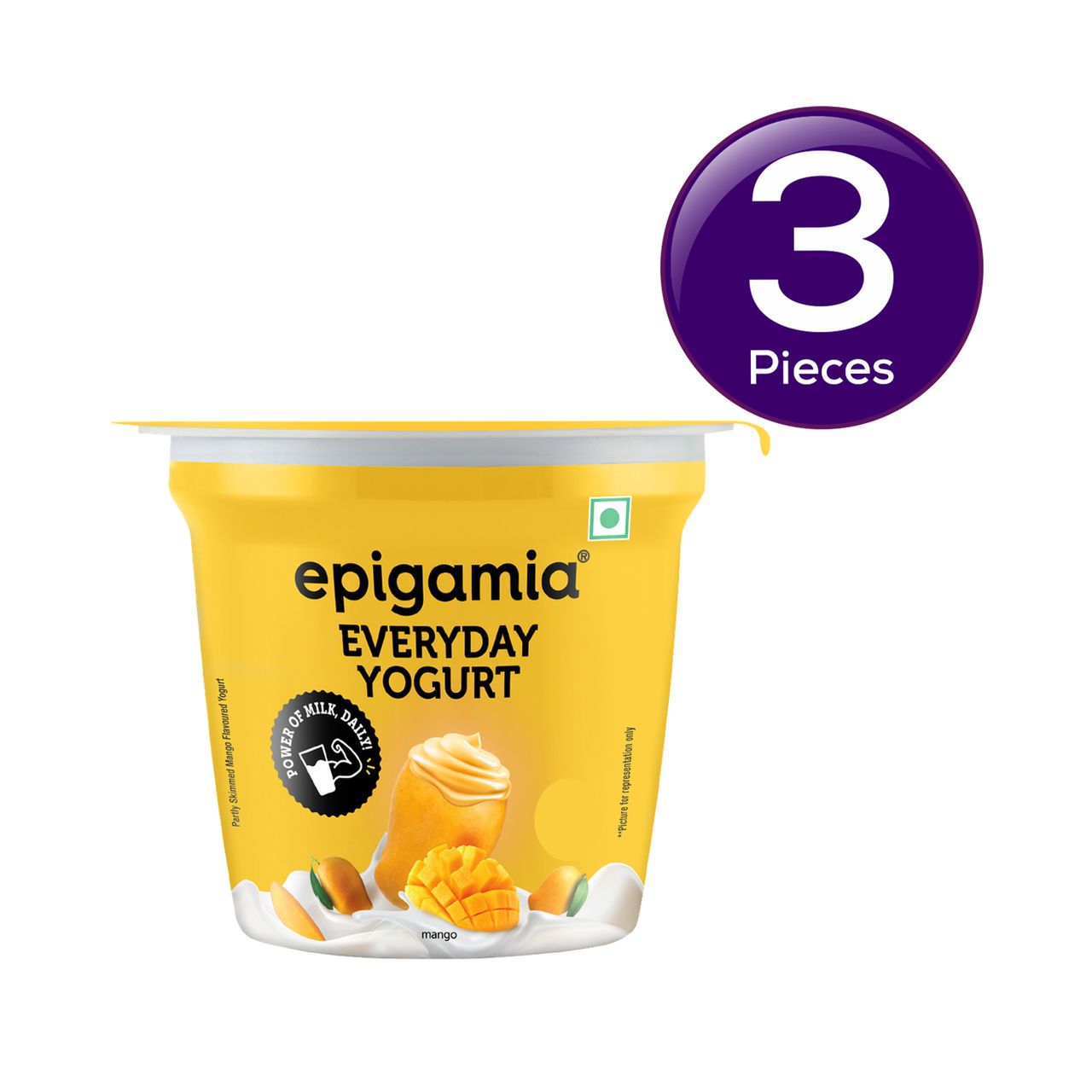 Epigamia Mango Flavoured Yogurt 75 g Combo