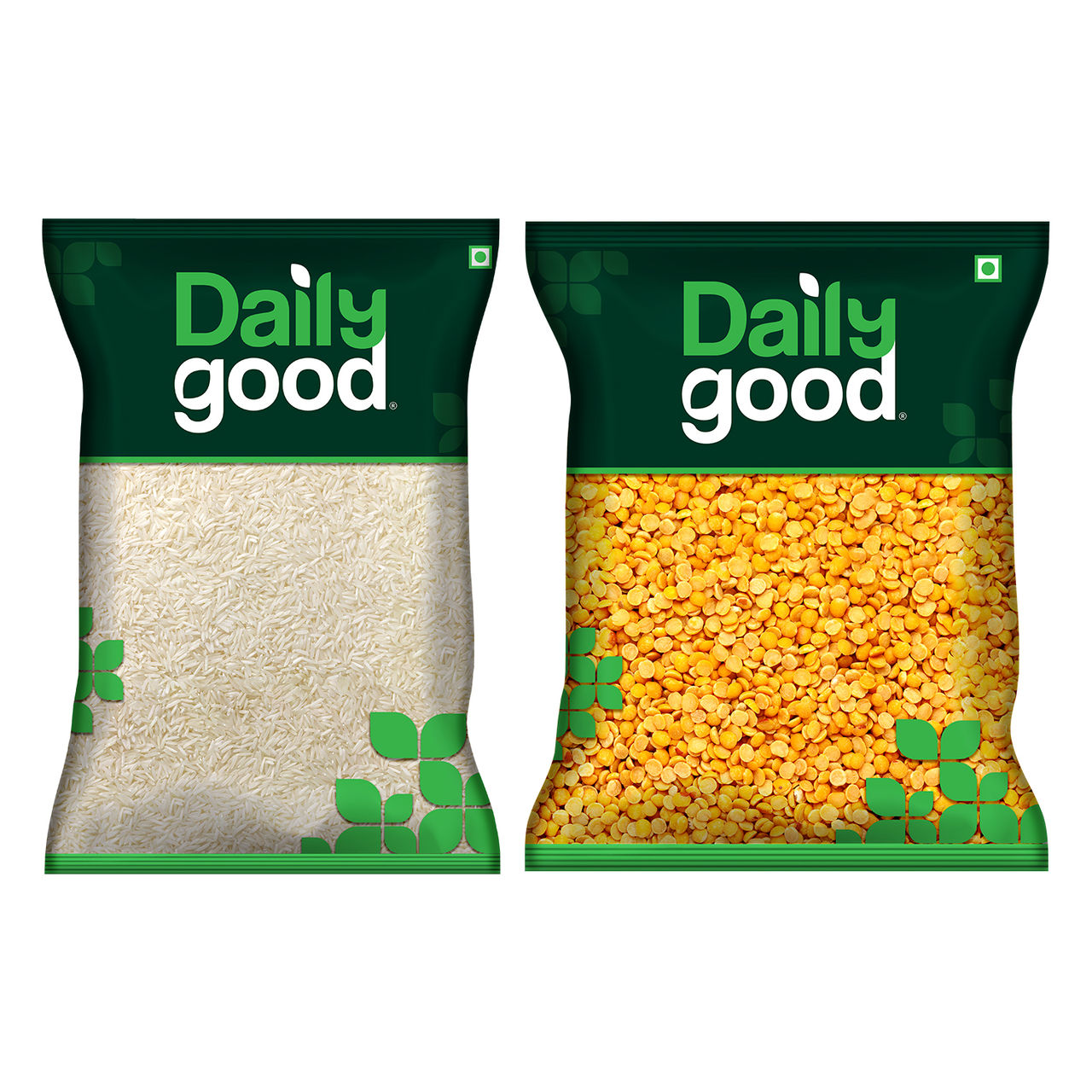 Daily Good Sona Masoori Raw Rice(5kg) & Daily Good Unpolished Toor / Tur / Arhar Dal(500gms) Combo