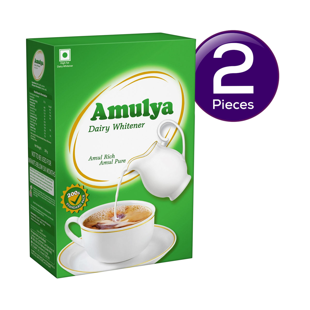 Amulya Dairy Whitener (Box) 200 g Combo