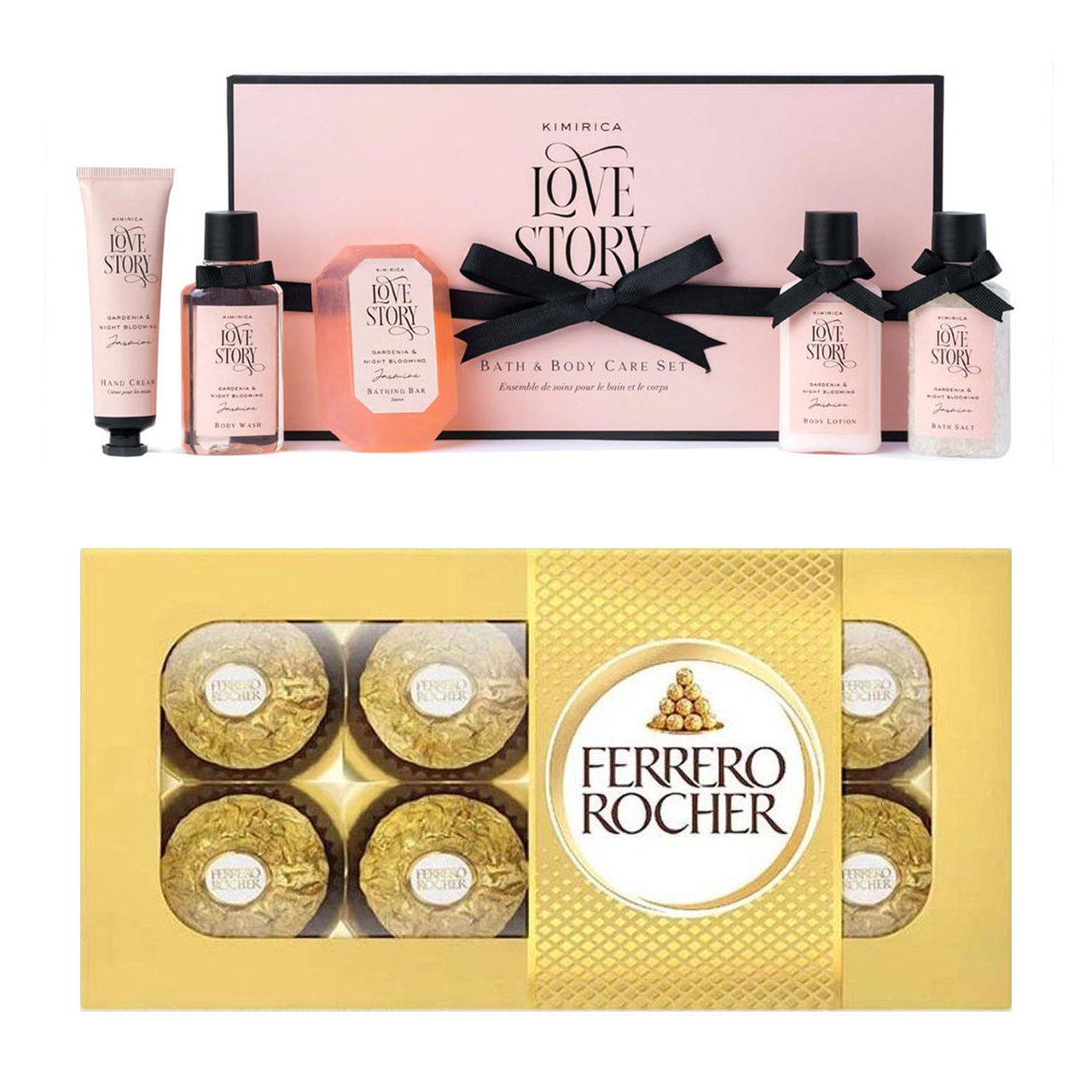 Kimirica Love Story Experience Set(1pc) & Ferrero Rocher T8 100 Gram(100gms) Combo