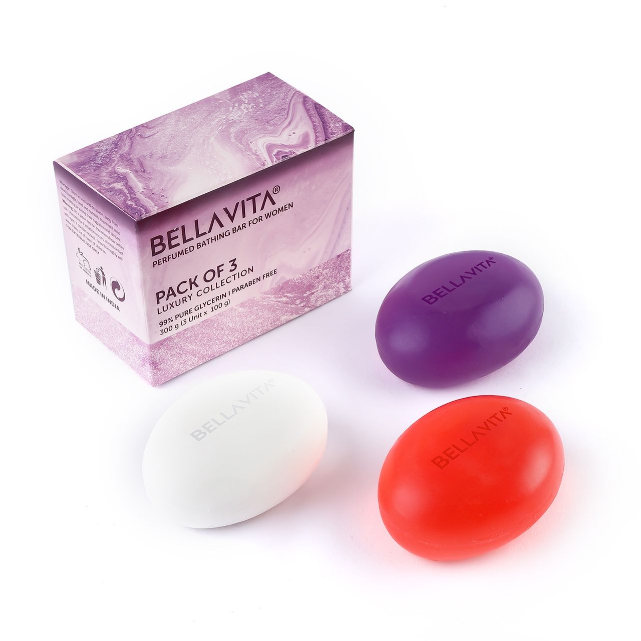 Bella Vita Perfumed Bathing Soap For Women 3 X 100 gm
