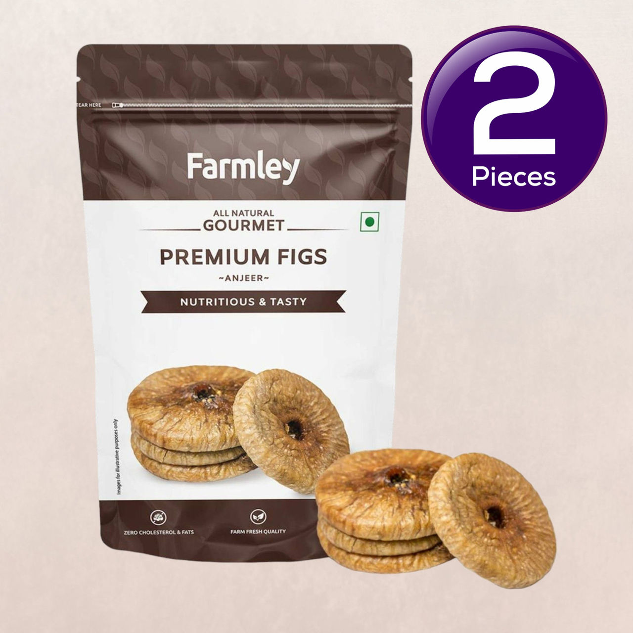 Farmley Premium Dried Figs (Anjeer) 200 g Combo
