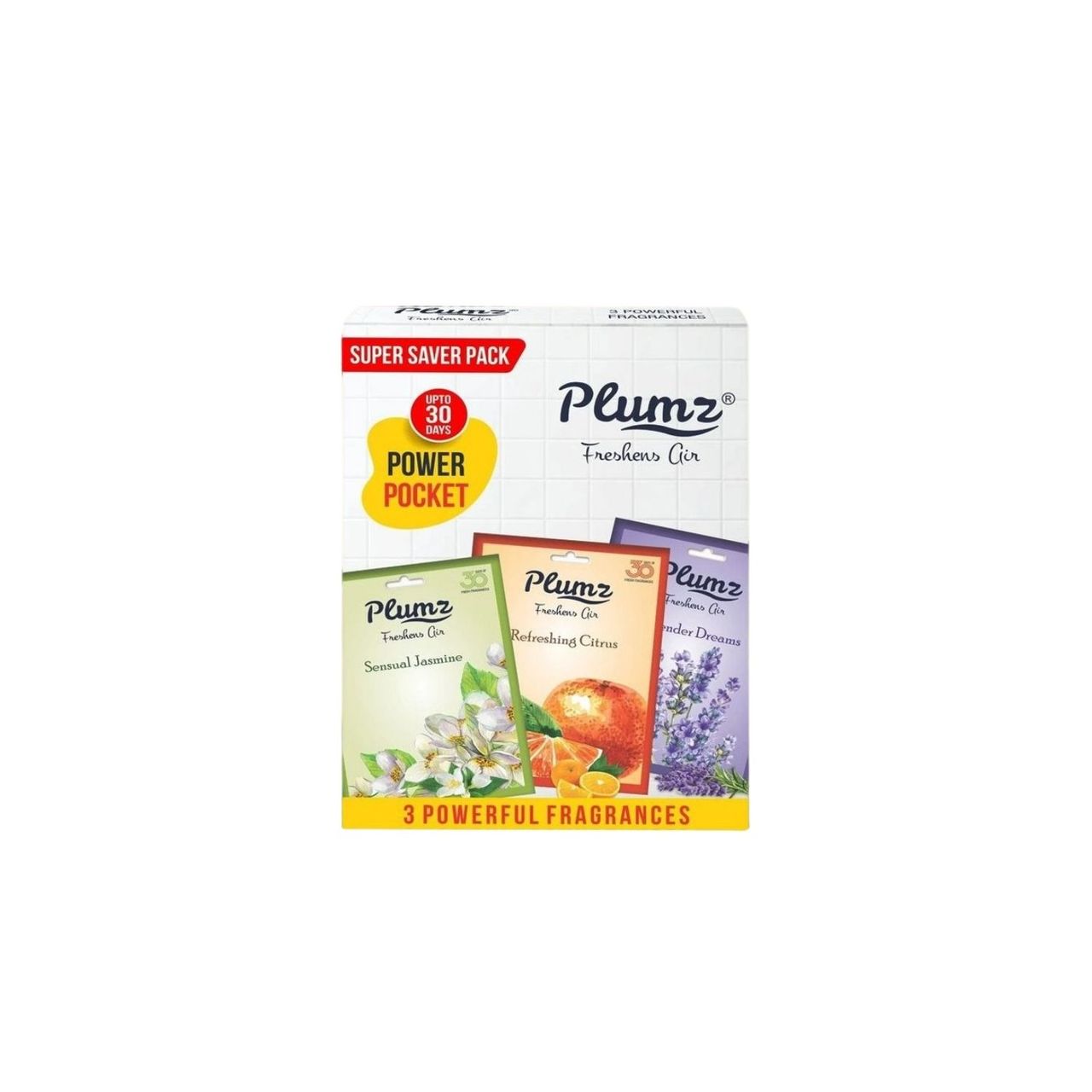 Plumz Assorted Zipper Pocket Air Freshener