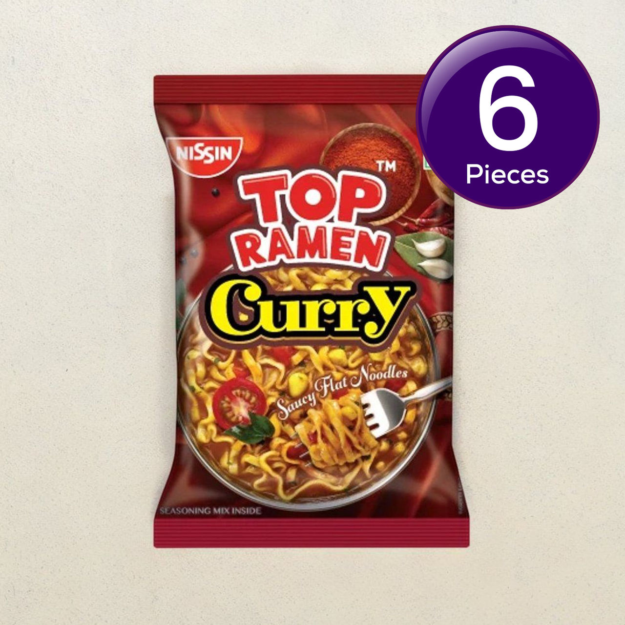 Top Ramen Noodles Curry Veg Pouch 70 g Combo