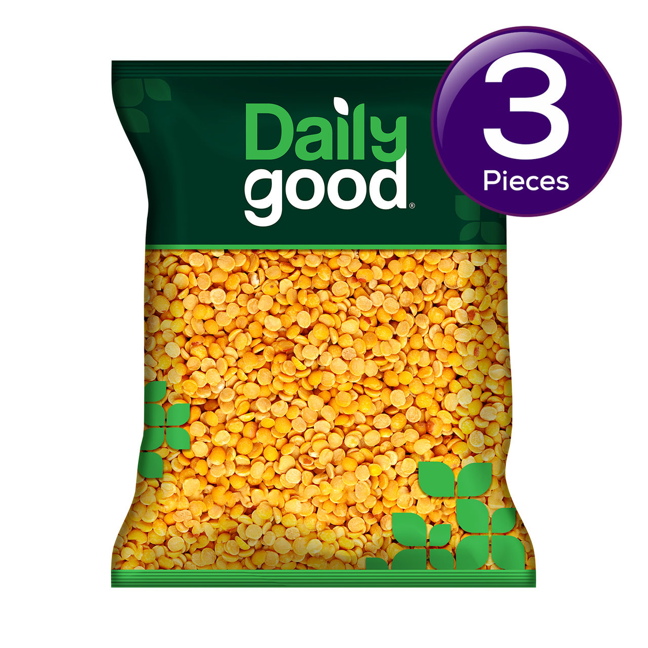 Daily Good Unpolished Toor / Tur / Arhar Dal 1 kg Combo