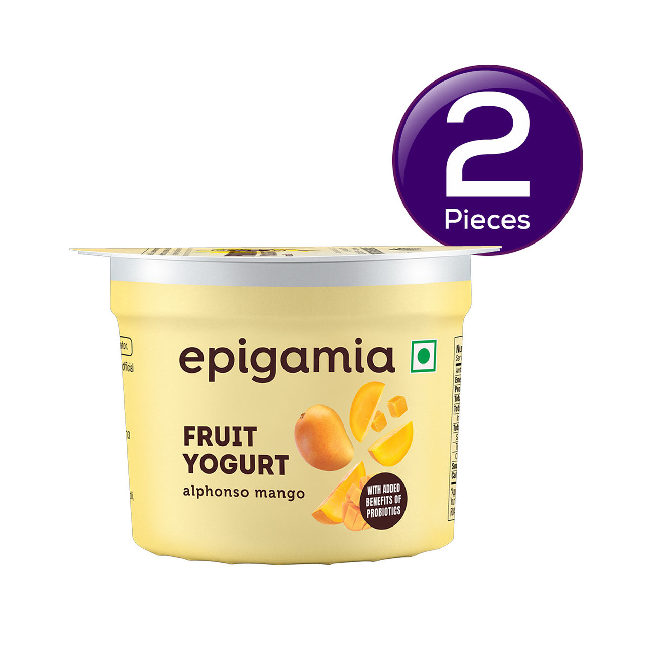Epigamia Fruit Yogurt- Mango 75 g Combo