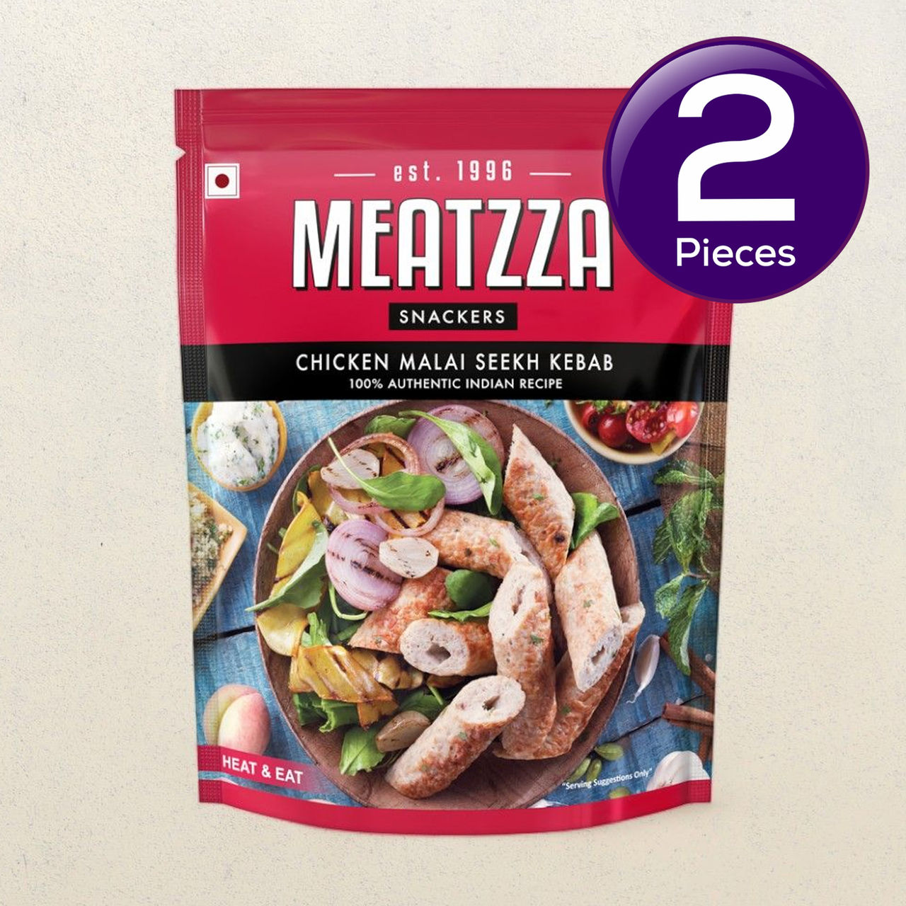 Meatzza Chicken Malai Seekh Kabab 500 g Combo