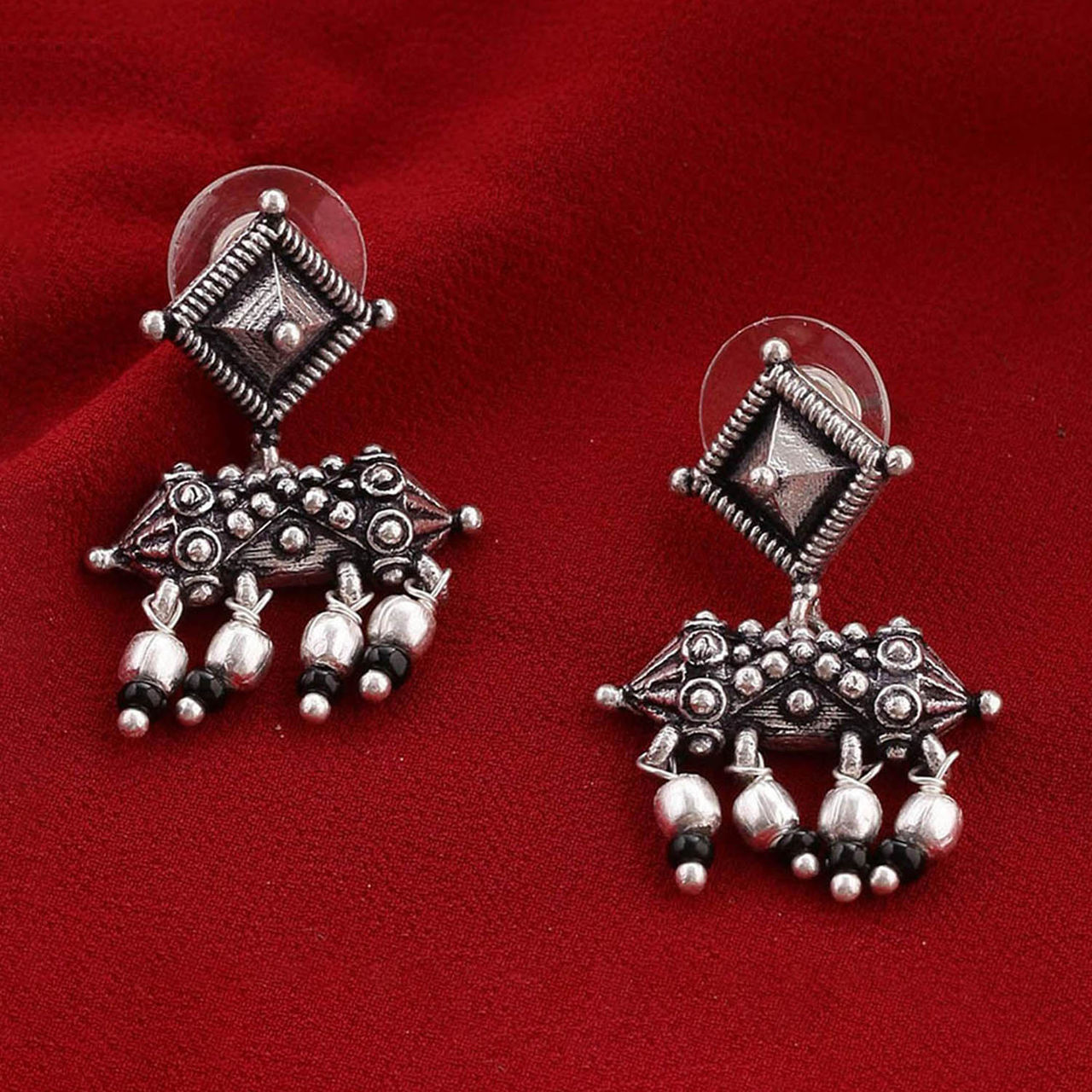 Voylla Nayantara Geometric Design Earrings