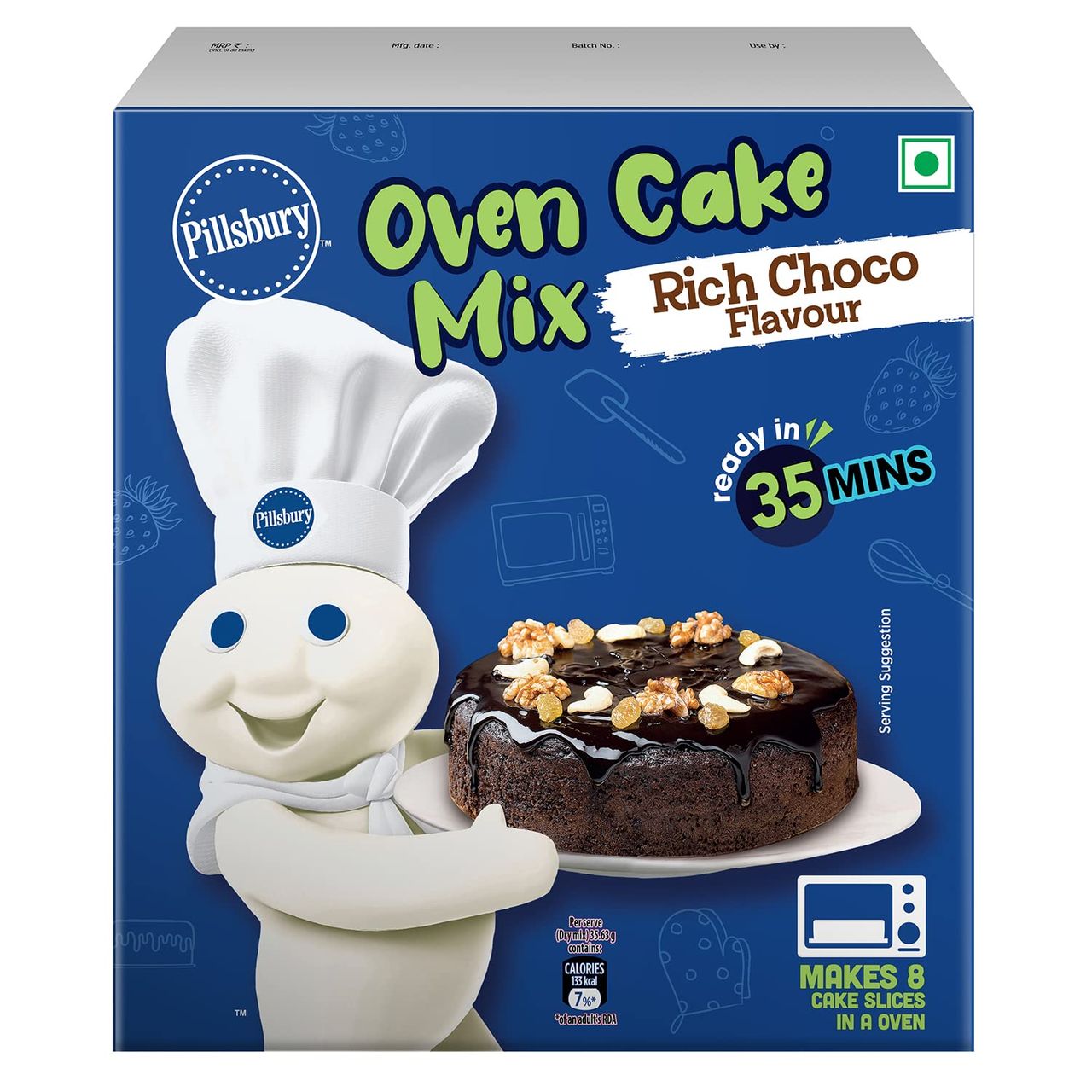 Pillsbury Oven Cake Mix - Rich Chocolate