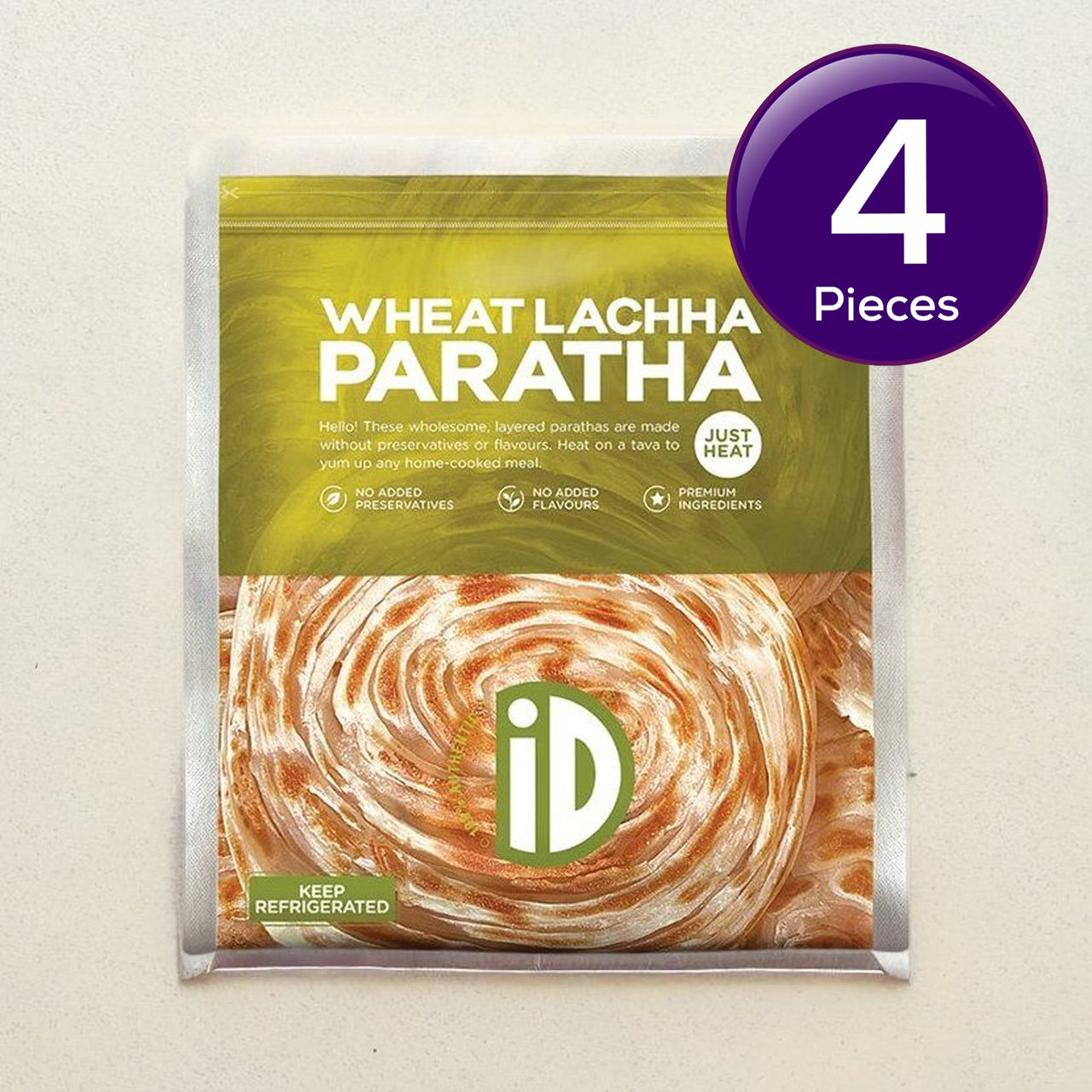 iD Wheat Lachha Paratha 400 g Combo