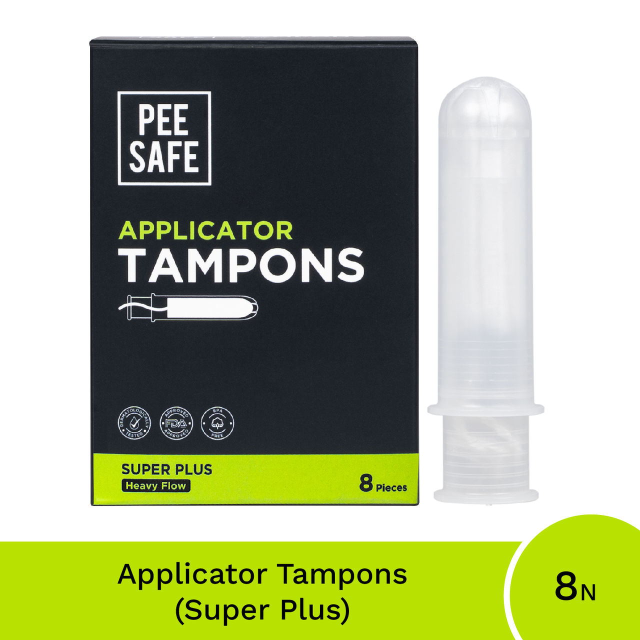 Pee Safe Applicator Tampons Super Plus