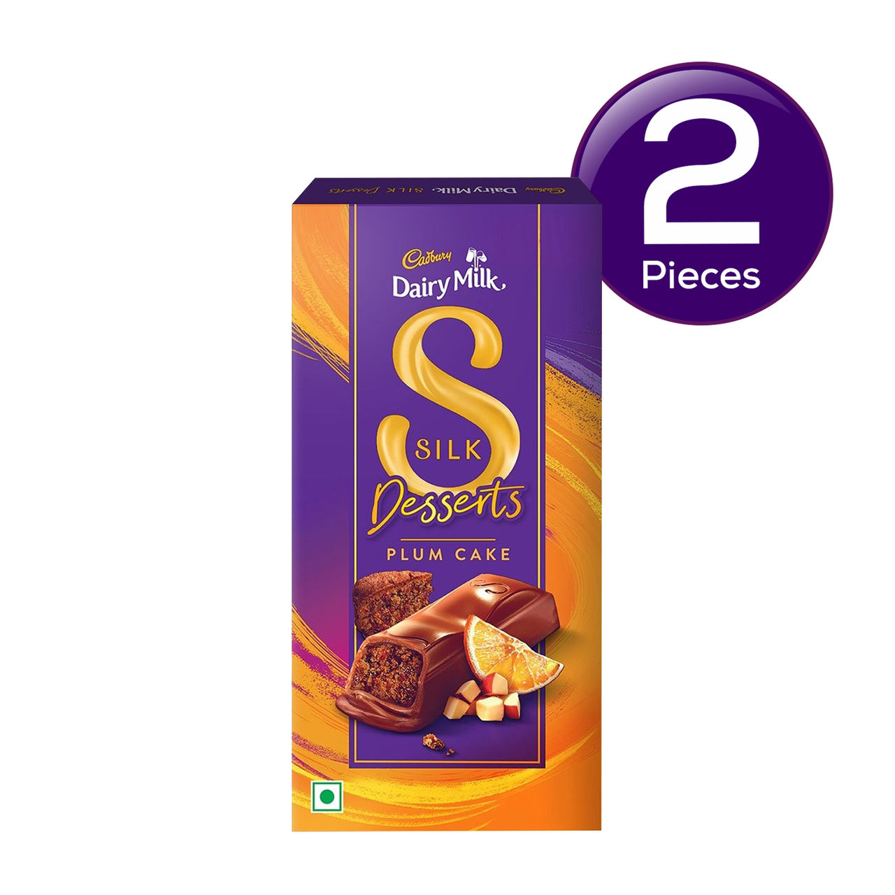 Cadbury Dairy Milk Silk Desserts Plum Cake Chocolate Bar 70 g Combo