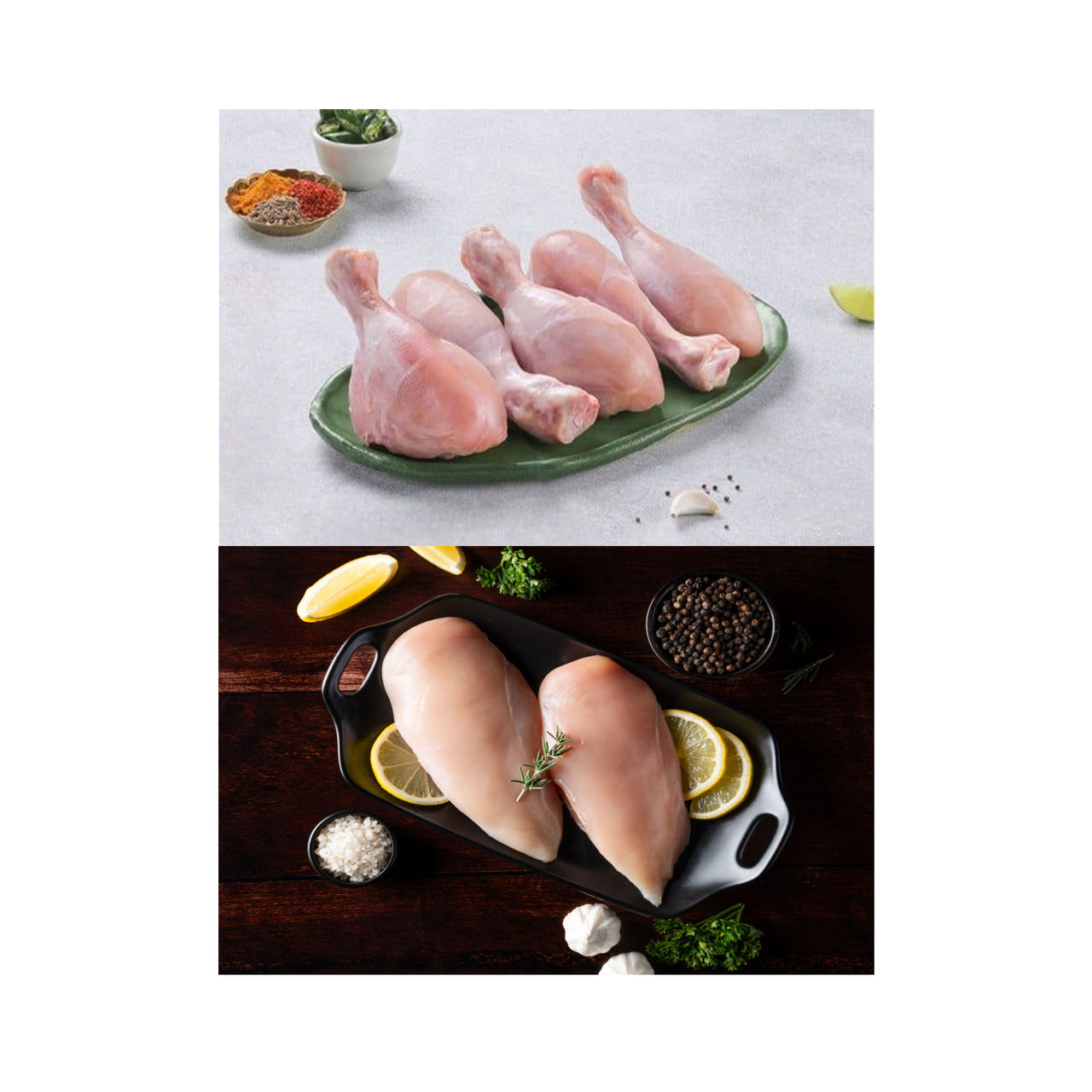 Relish Chicken Breast Boneless(500gms) & Relish Chicken Drumstick(1pc) Combo