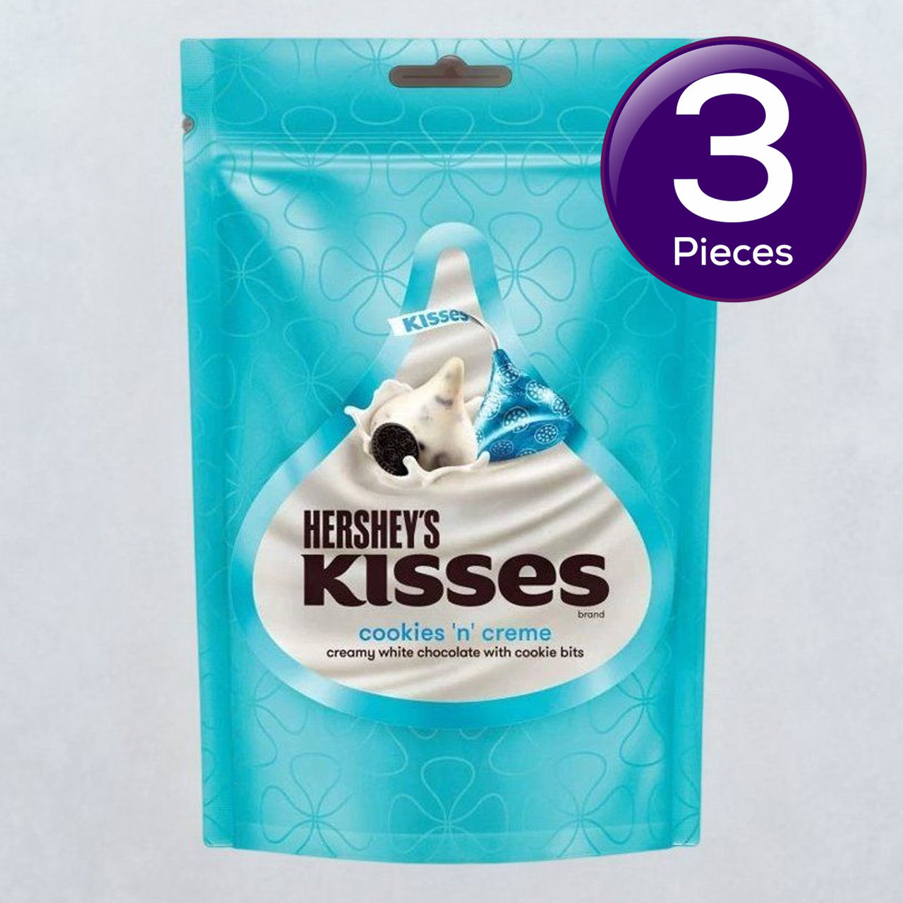 Hershey'S Kisses Cookies 'N' Cream Chocolate Share Bag 34 g Combo