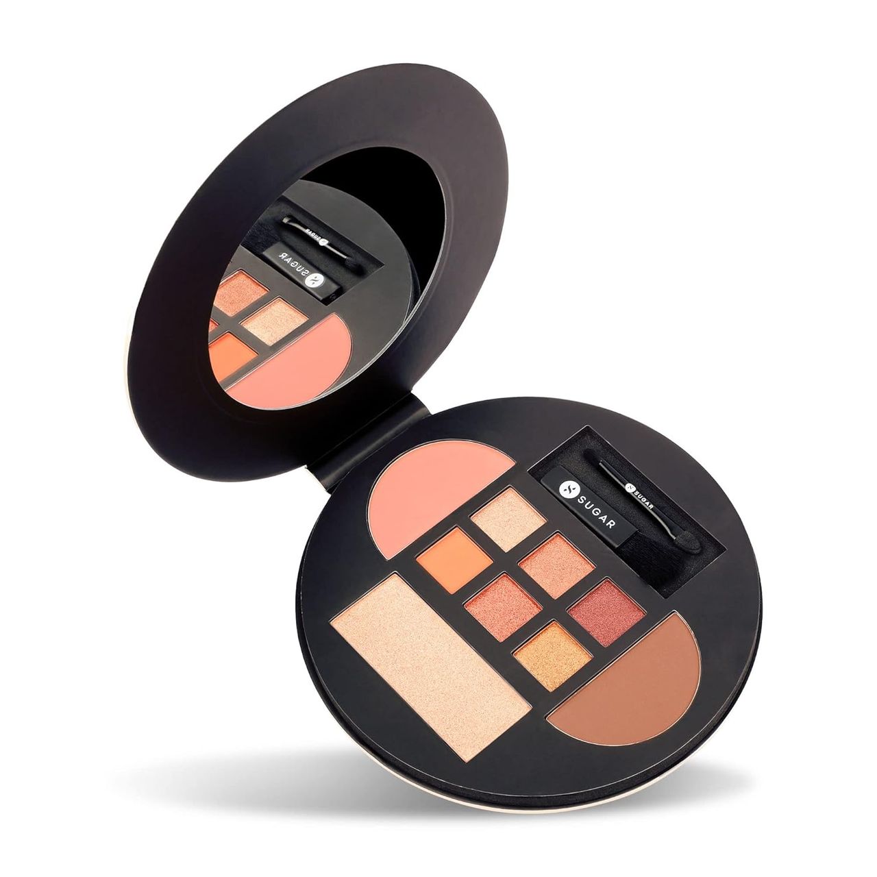 SUGAR Cosmetics Contour De Force Eyes And Face Palette 01 Warm Win