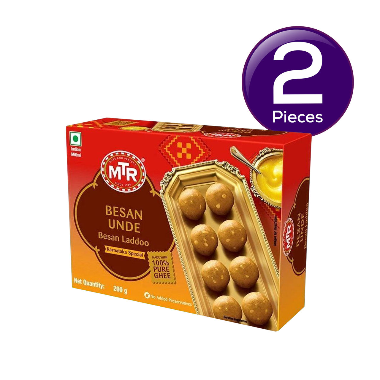 MTR Besan Laddoo 200 g Combo