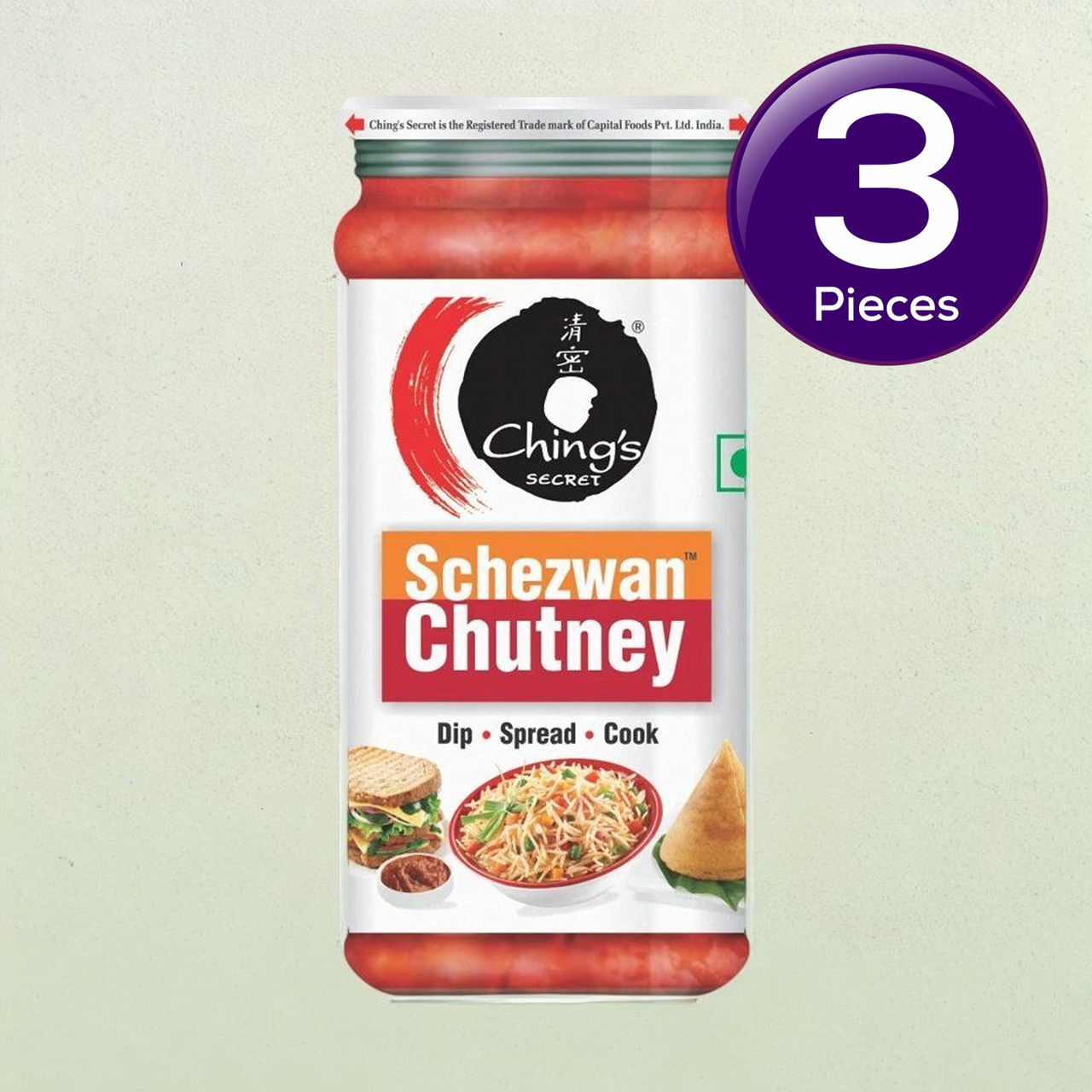 Ching's Secret Schezwan Chutney | Spicy And Tangy | Dip | Spread | Cook 250 g Combo