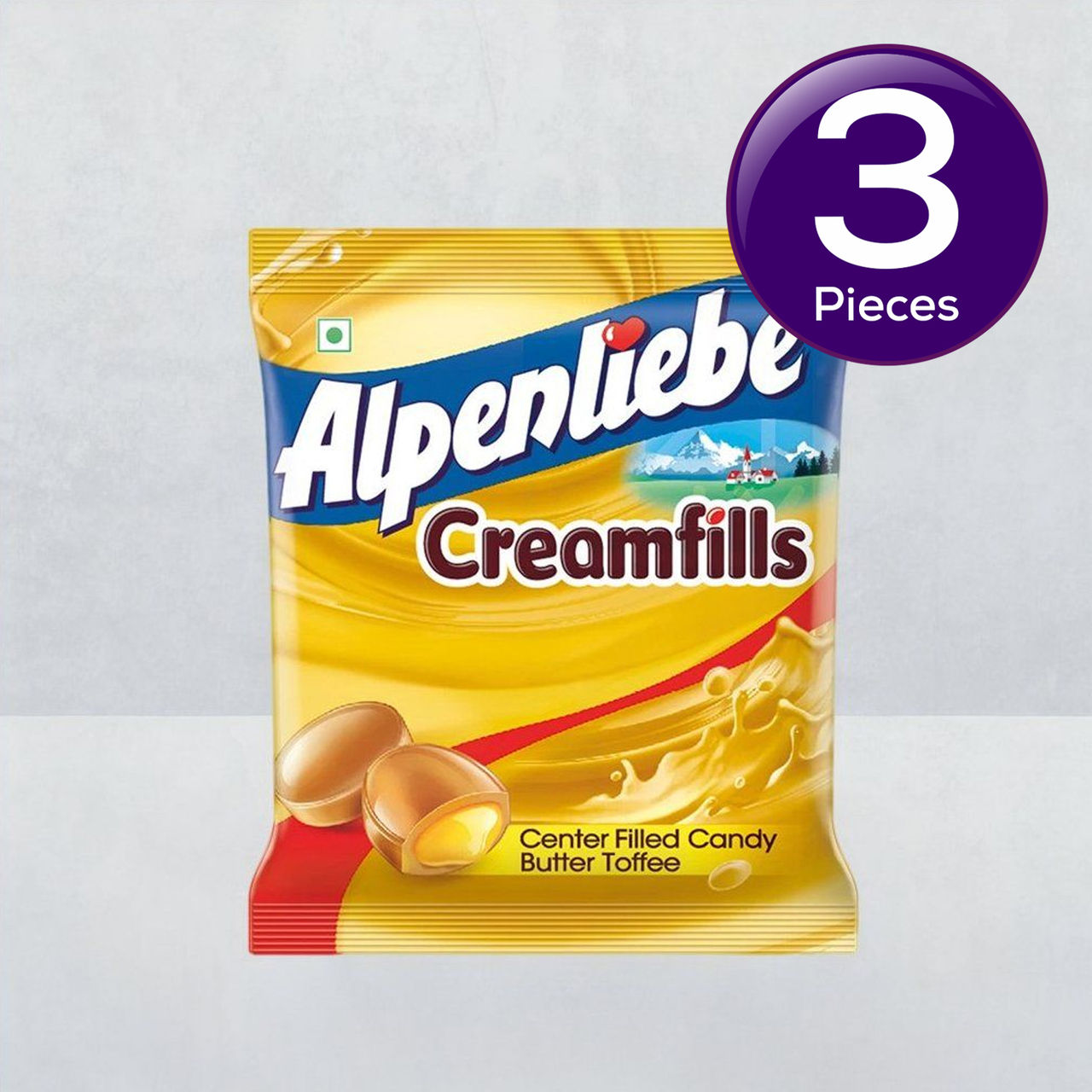 Alpenliebe Cream Fills Butter Toffee 144 g Combo
