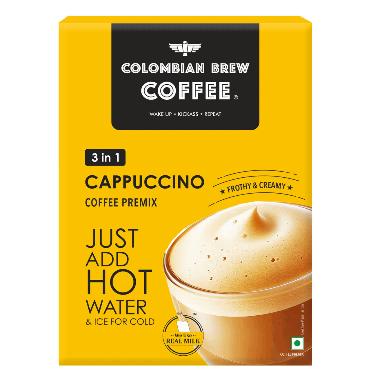 Columbian Brew Cappuccino Medium Roast Coffee Premix