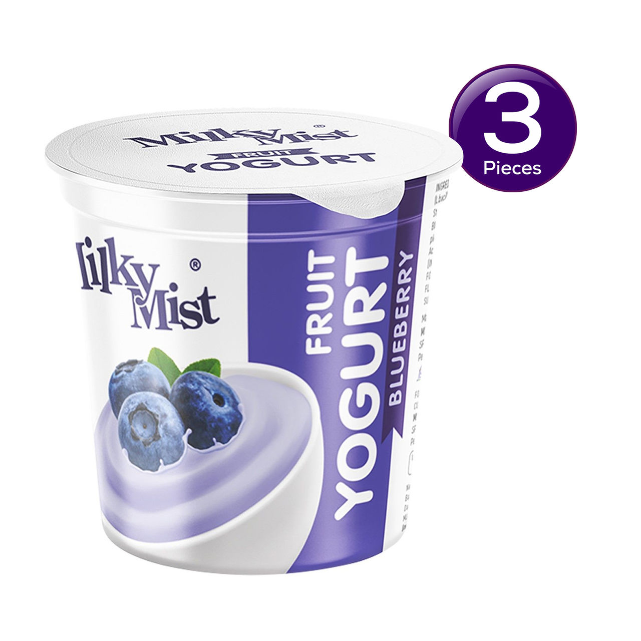 Milky Mist Fruit Yogurt Blueberry 100 ml Combo