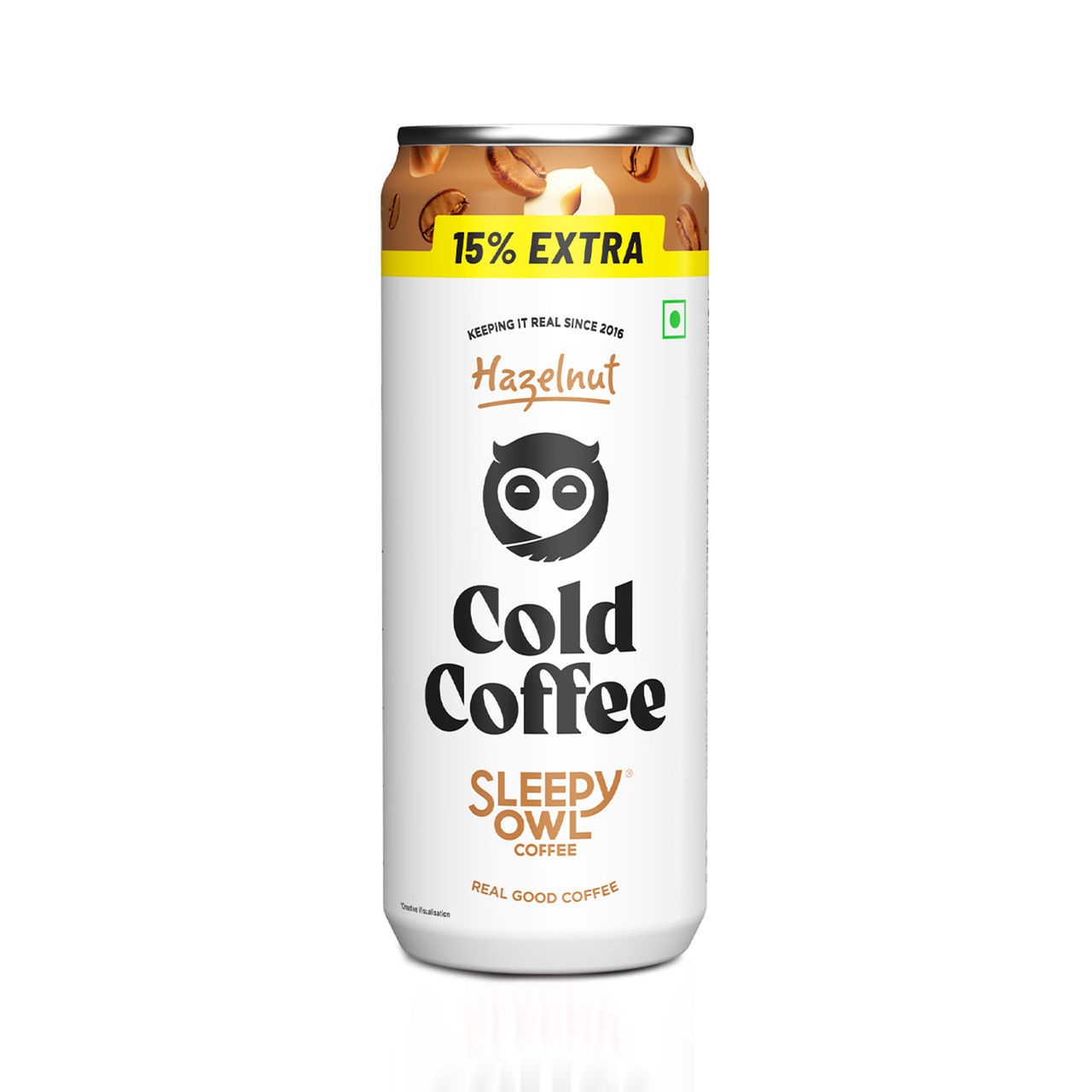 Sleepy Owl Hazelnut Cold Coffee