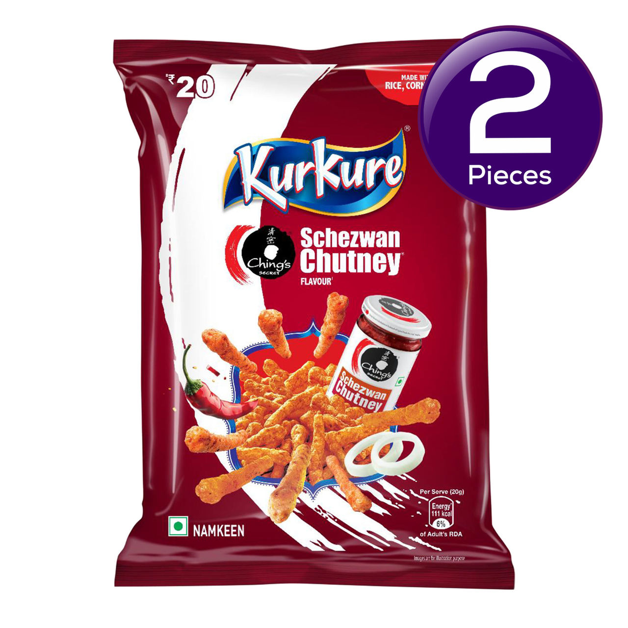 Kurkure Schezwan Chutney 72 g Combo