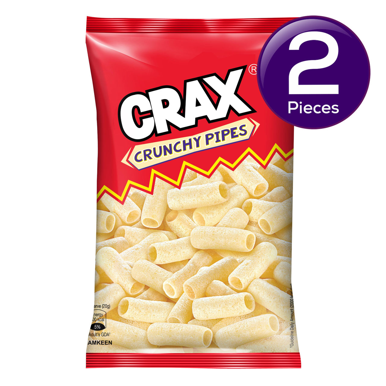 Crax Crunchy Pipes Puffs 75 g Combo