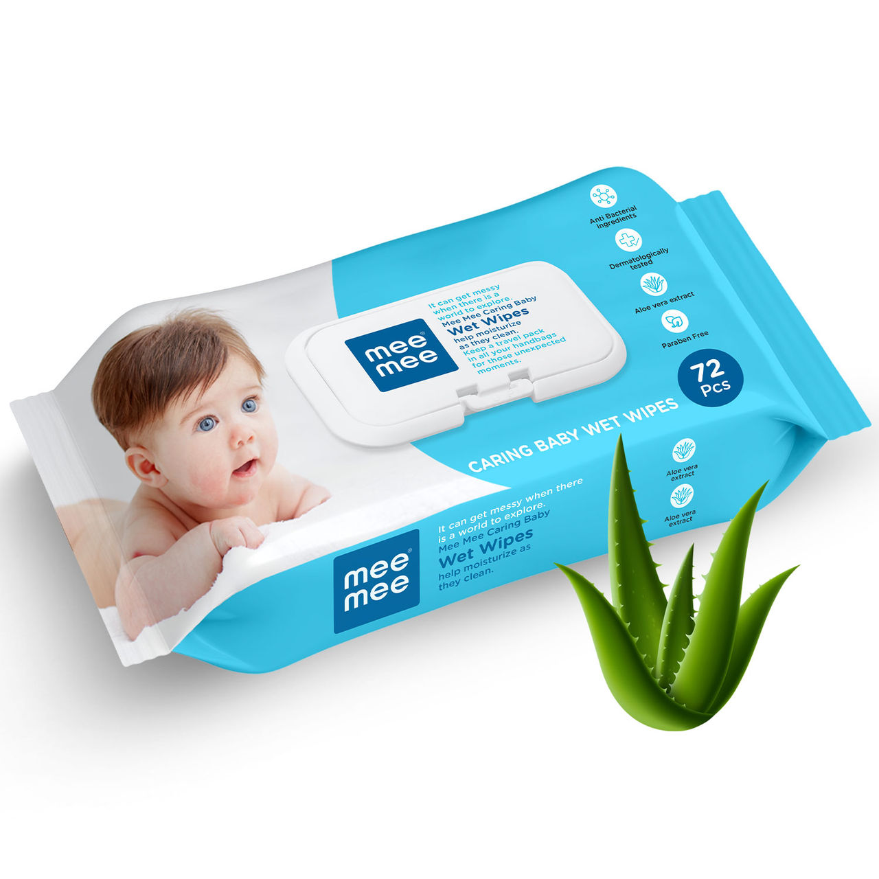 Mee Mee Baby Wet Wipes Aloe Vera For Kids | 0 - 3 years