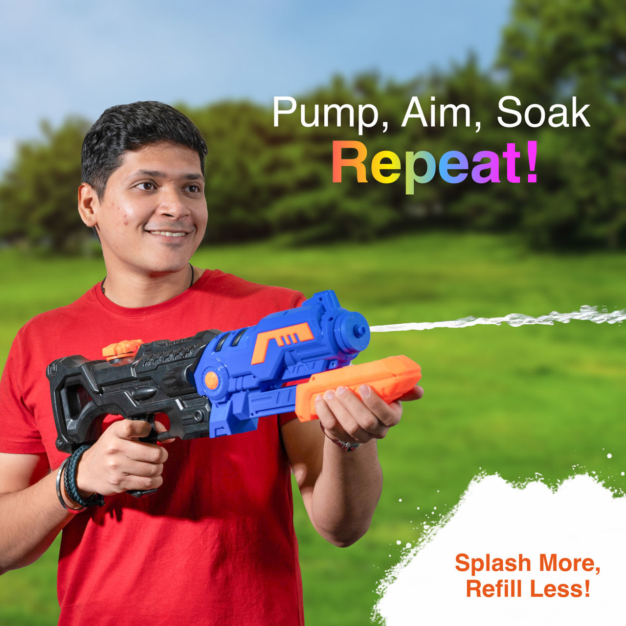 Tota Automatic Medium Pressure Electric Gun for Holi