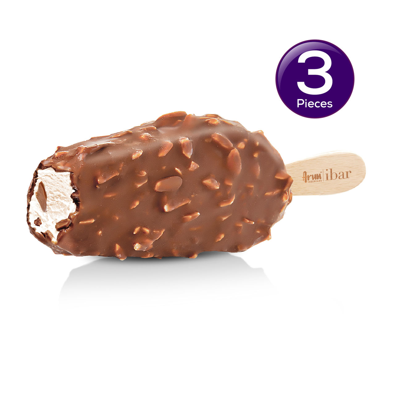 Arun Ibar Mini Almond Crunch Ice Cream Stick 80 ml Combo