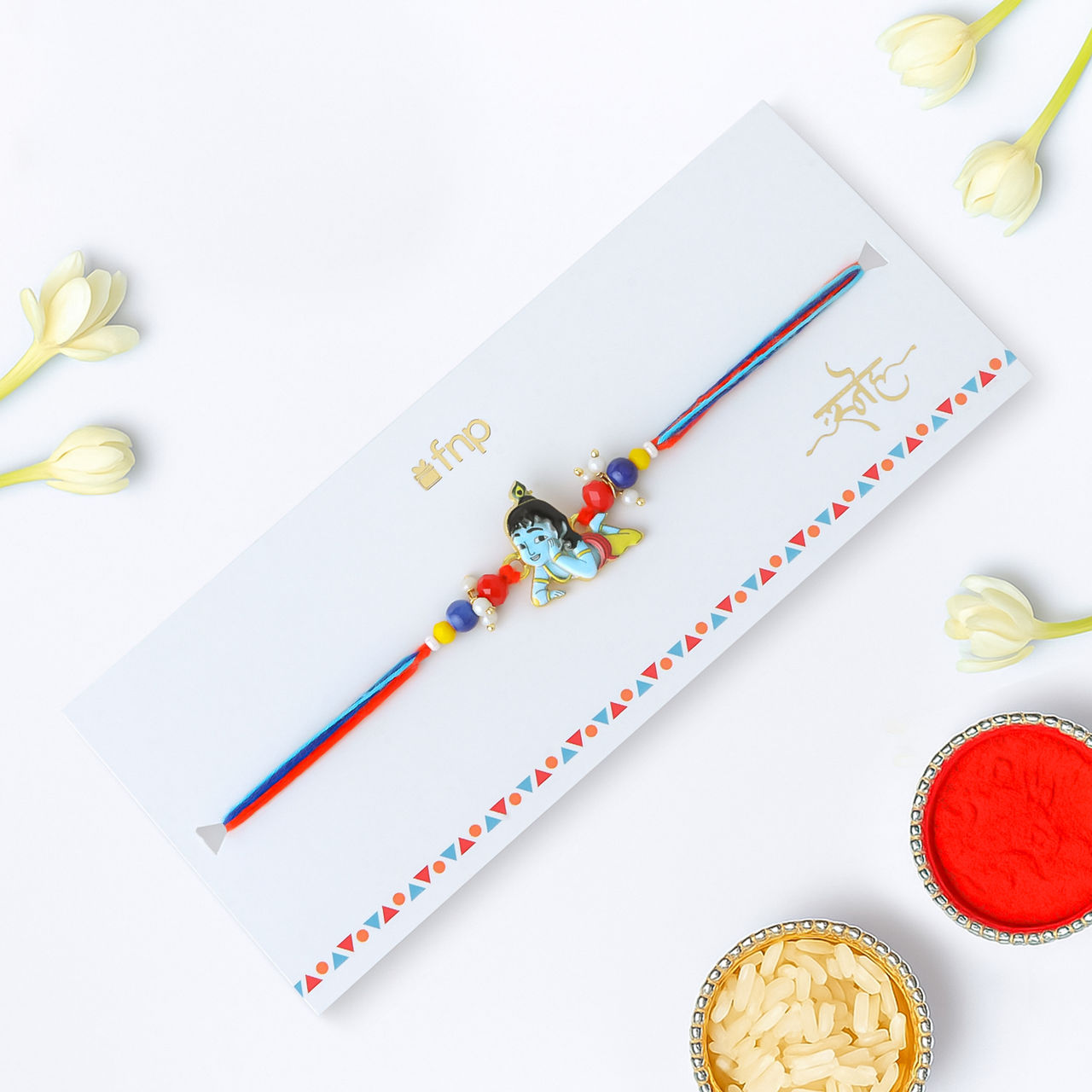 FNP Little Krishna Charm Kids Rakhi