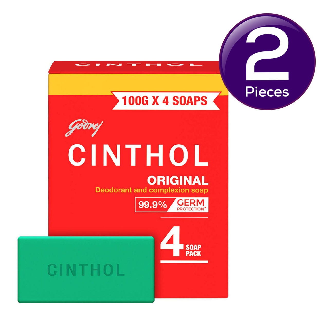 Cinthol Original Bath Soap 400 g Combo