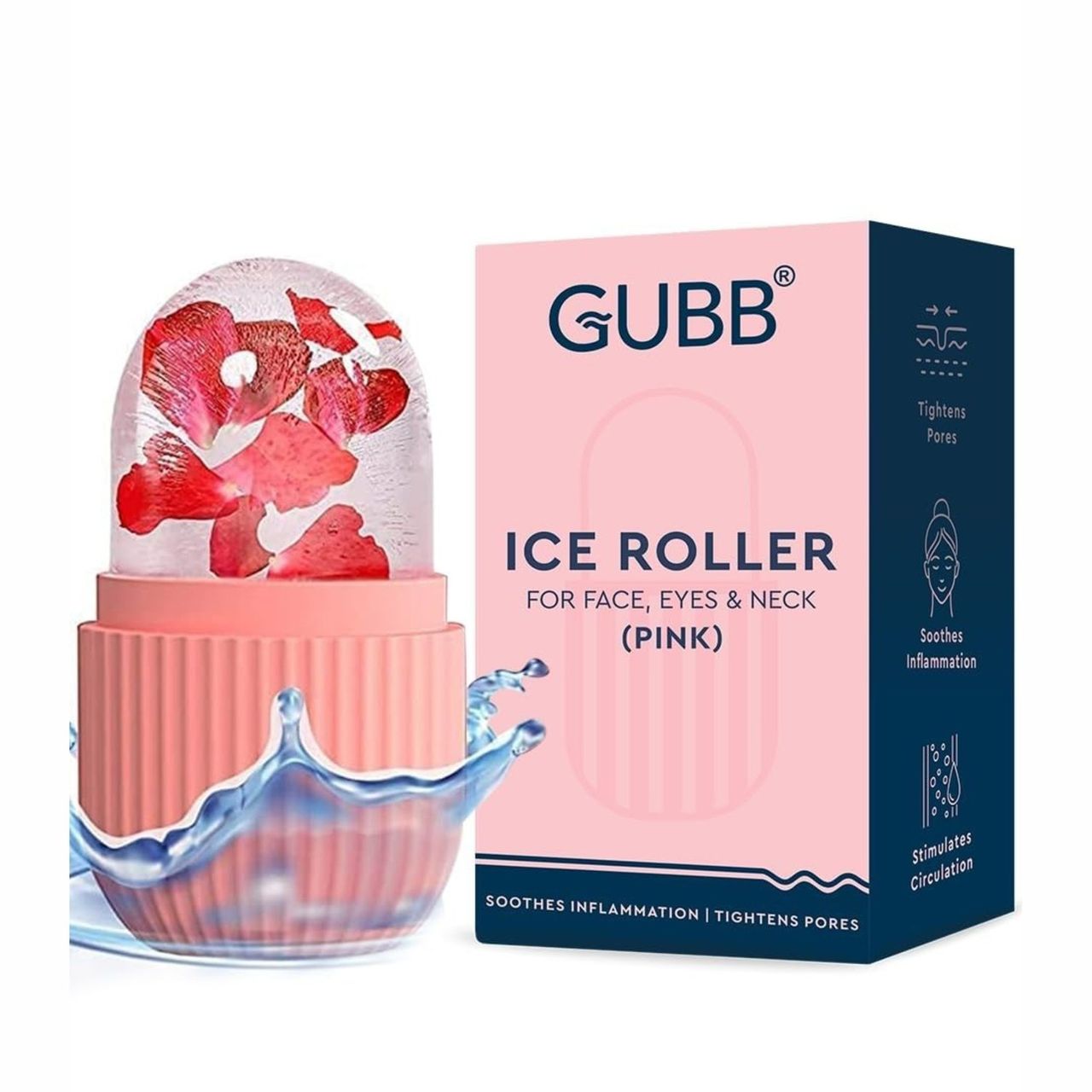 GUBB Ice Roller For Face-Eye and Neck - Pink