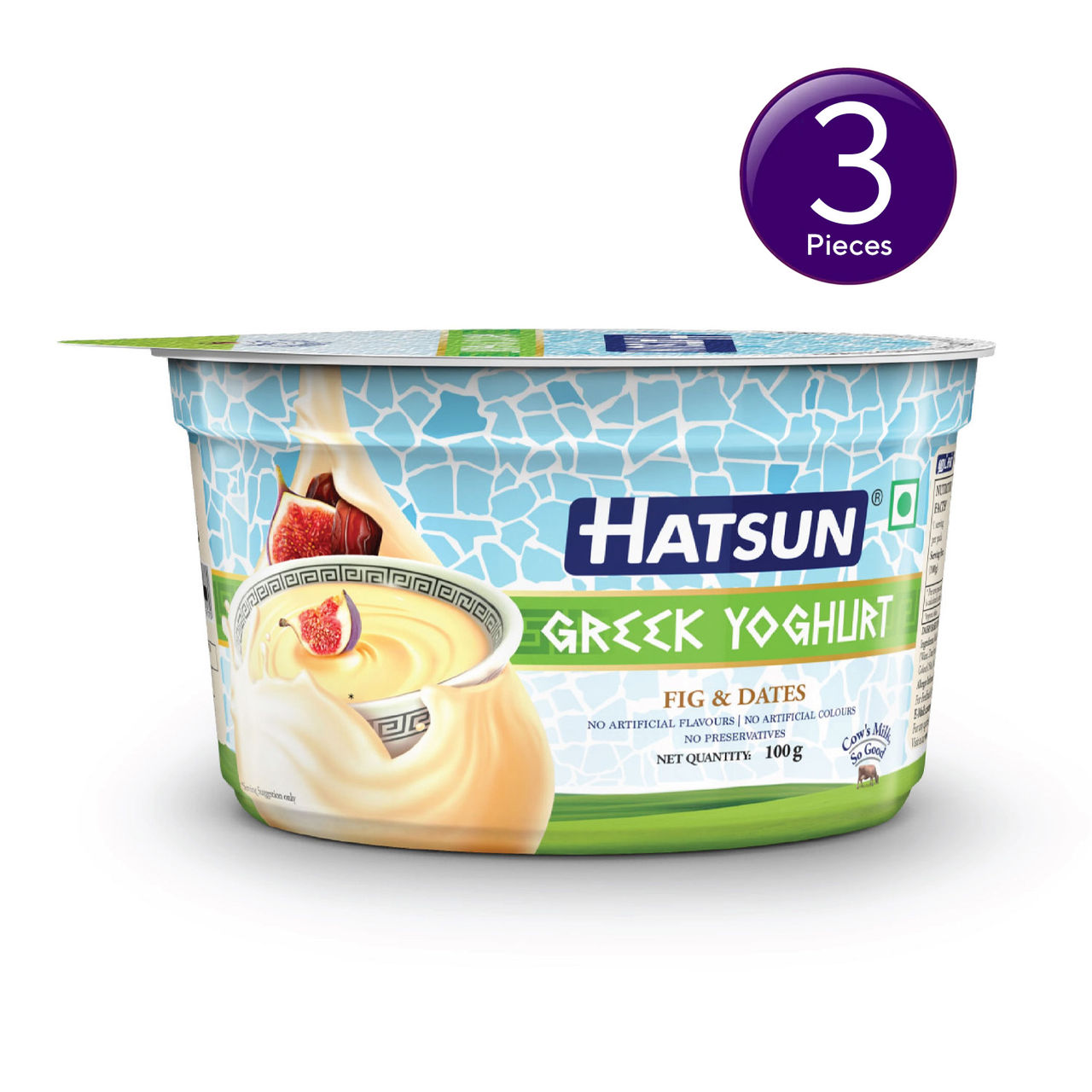 Hatsun Greek Yoghurt Fig And Dates Combo