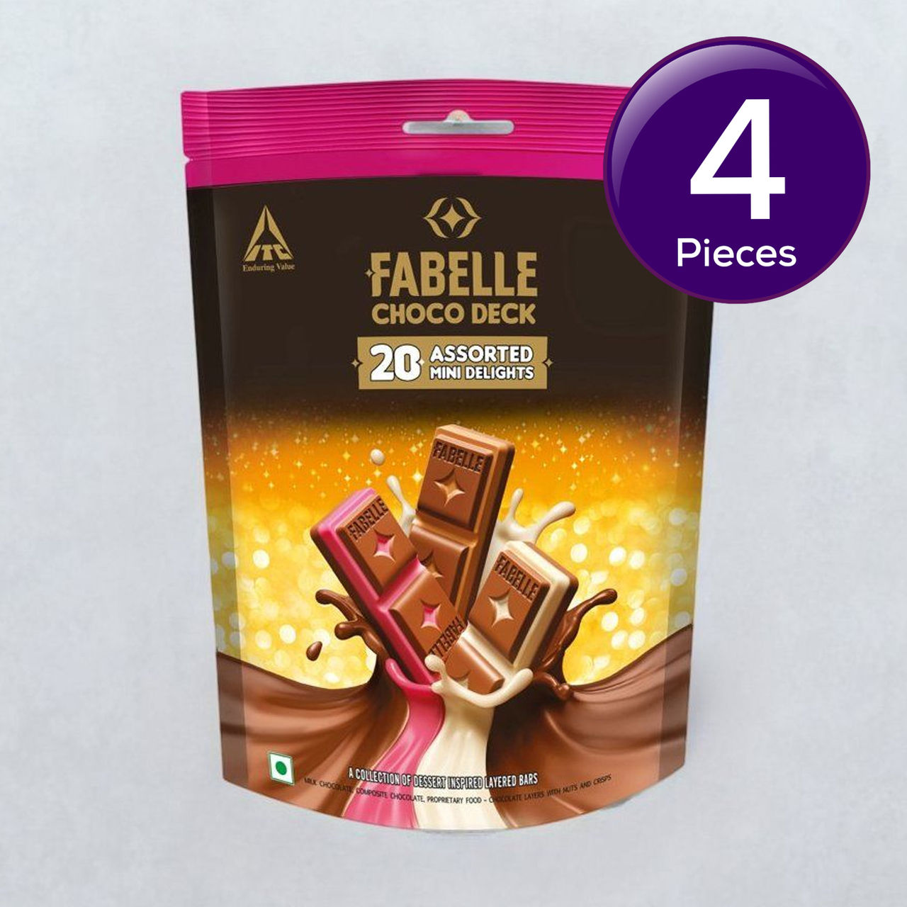 Fabelle Chocolate Home Pack Mini Delights Assorted Treats Pack 105 g Combo