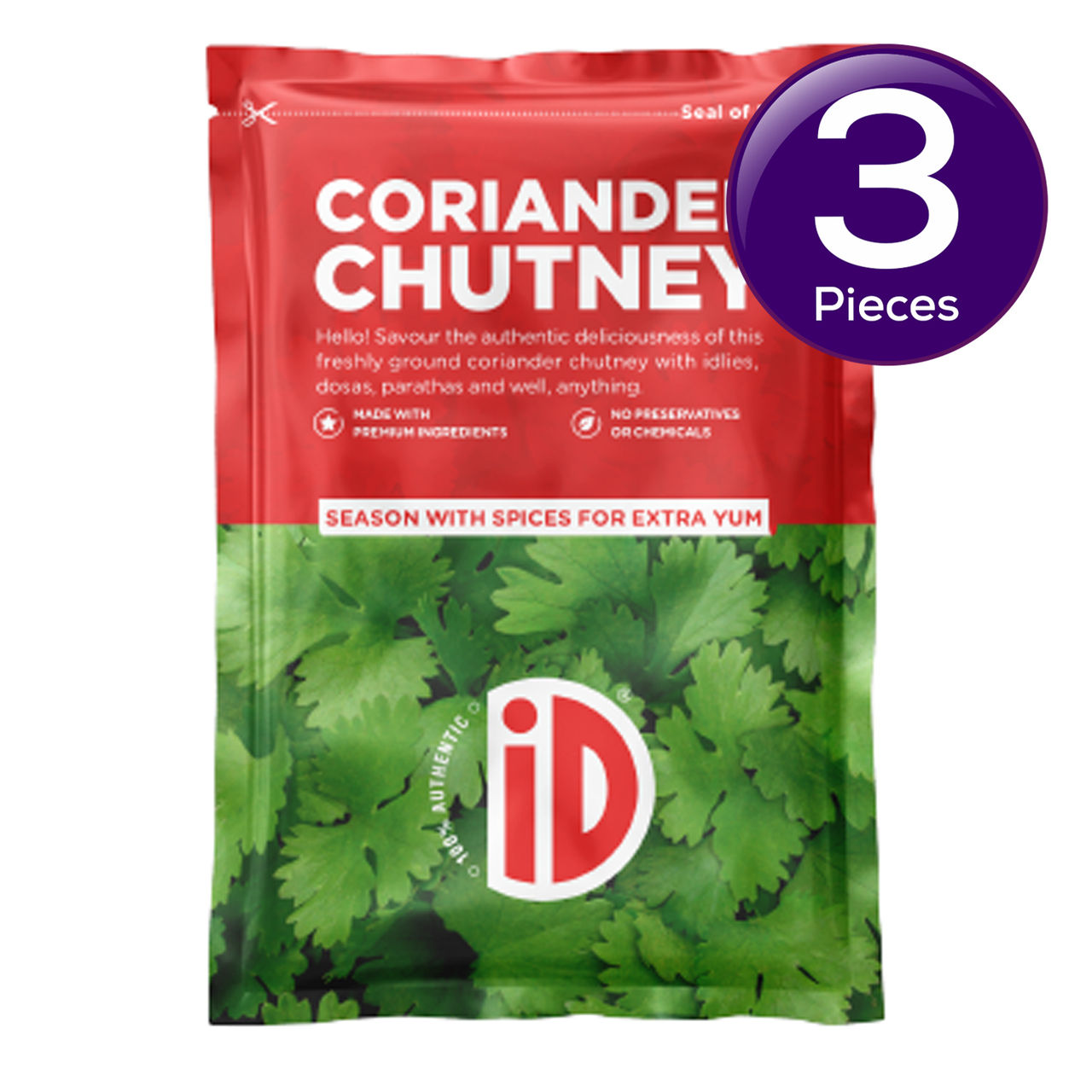 iD Coriander Chutney 120 g Combo
