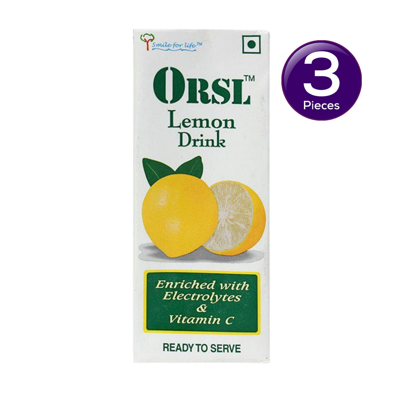 ORSL Lemon Drink with Electrolytes & Vitamin C 200 ml Combo