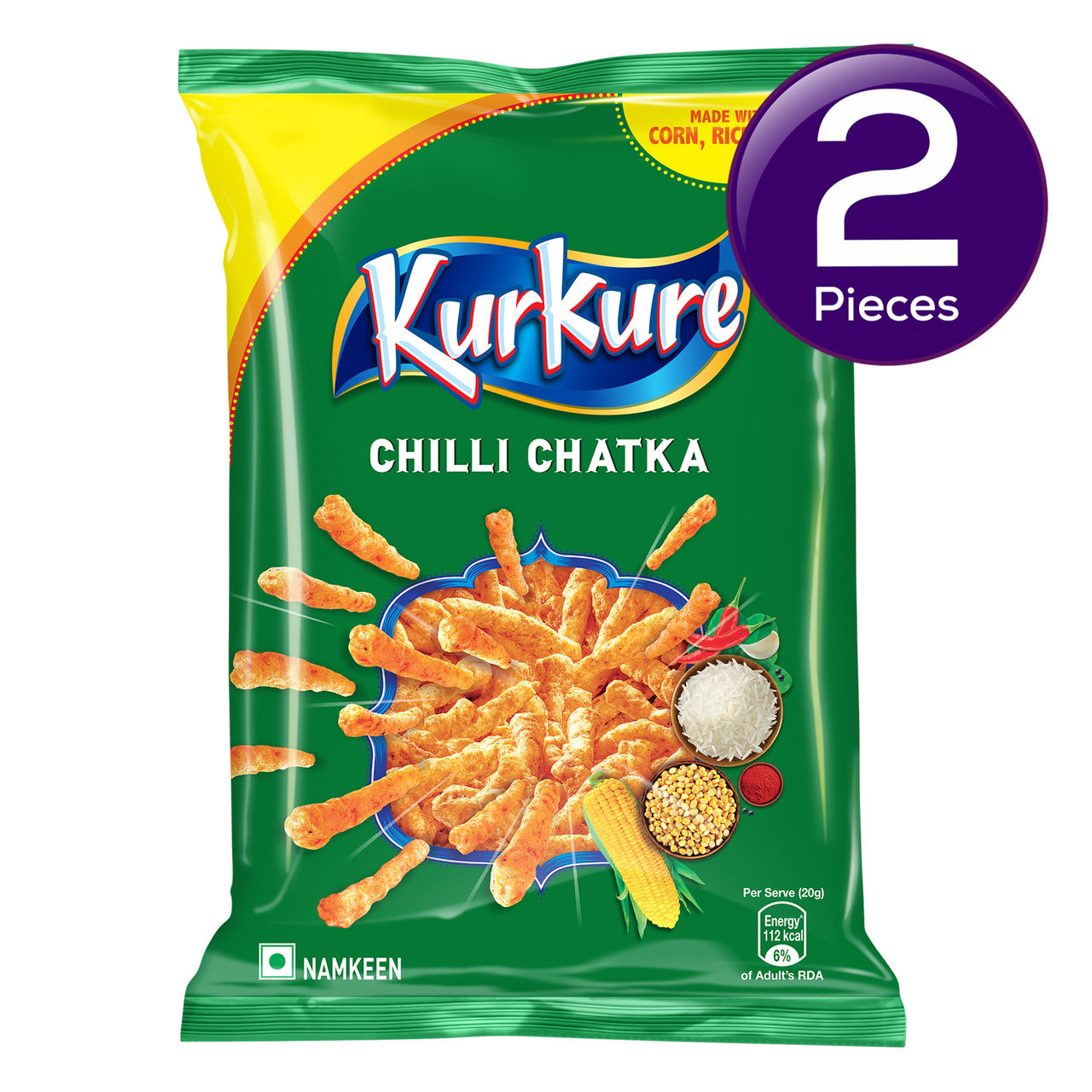 Kurkure Red Chilli Chataka Chips 72 g Combo