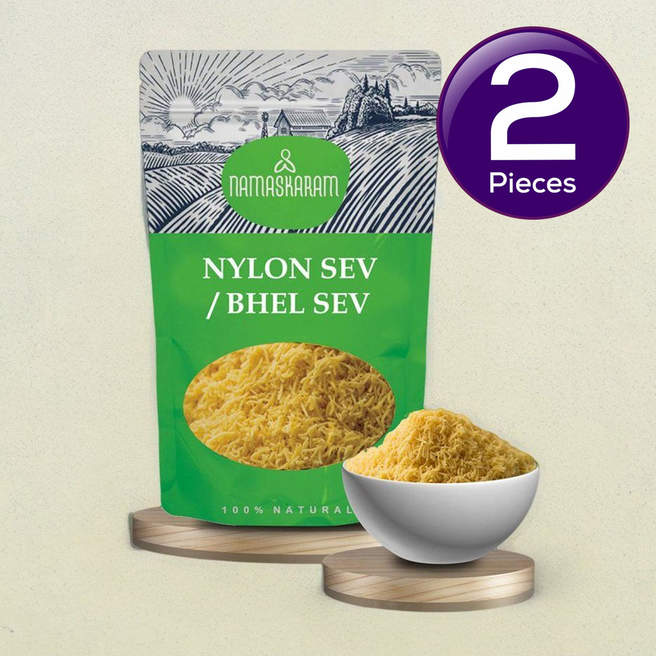 Namaskaram Nylon Sev - Bhel Sev 150 gms Combo