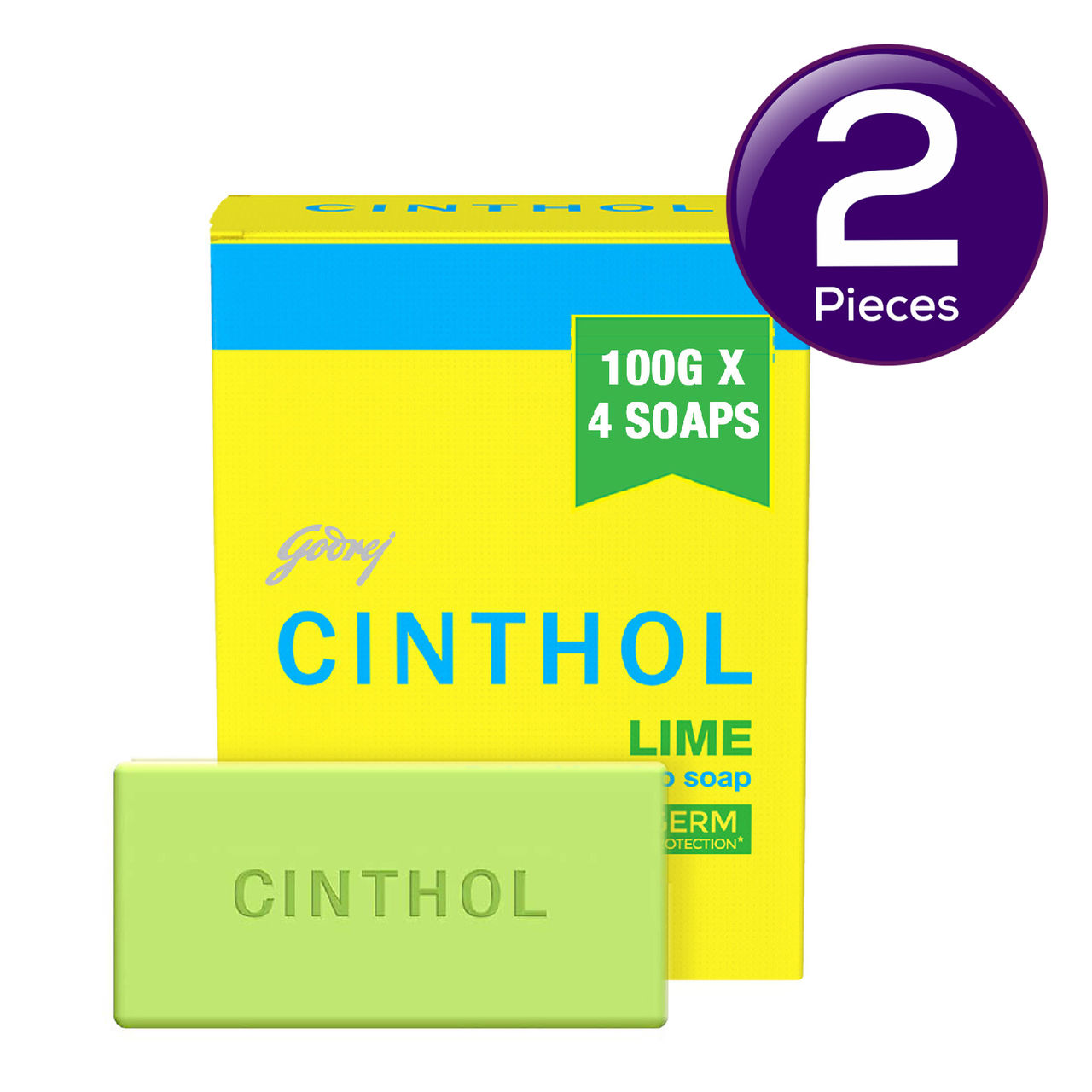Cinthol Lime Bath Soap 400 g Combo