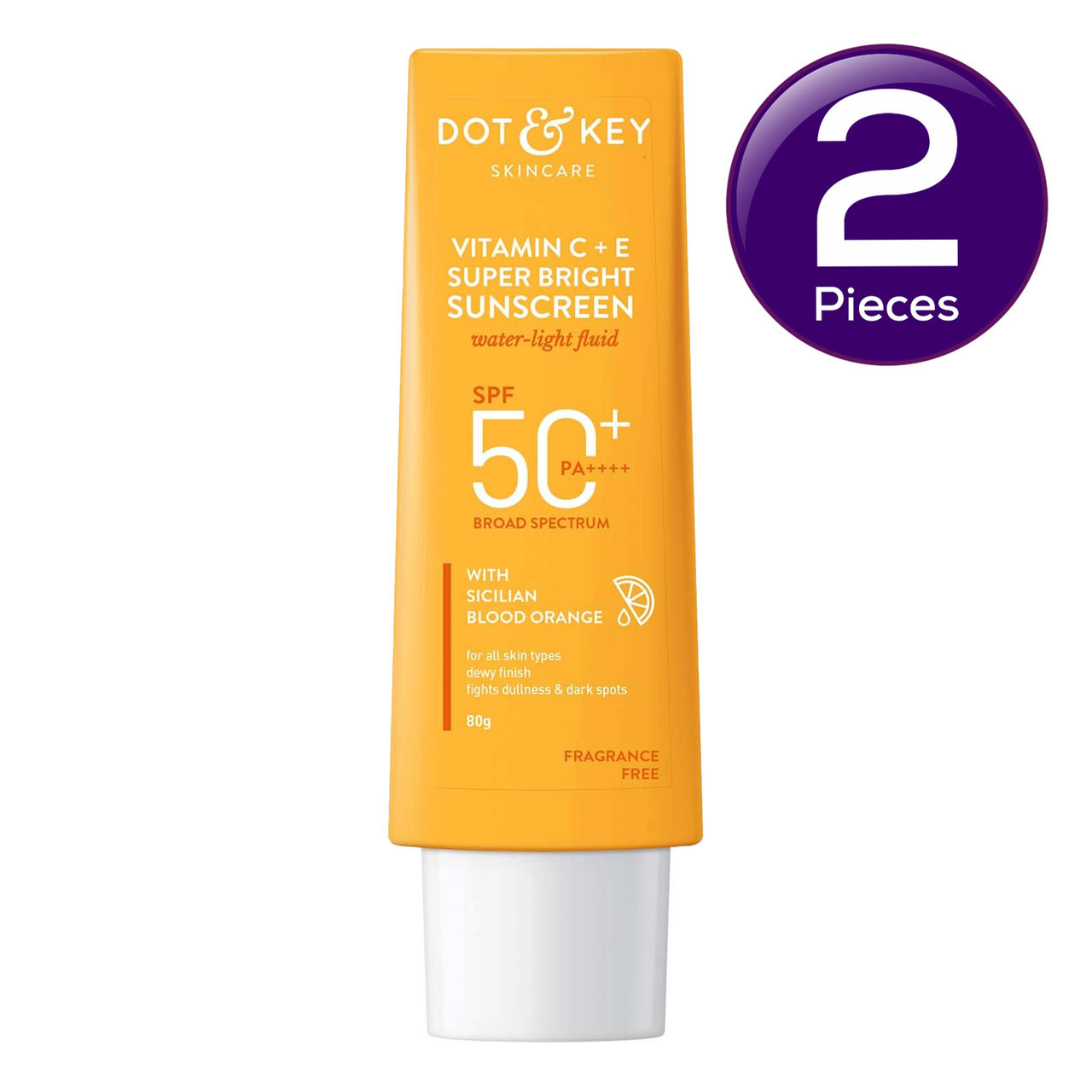 Dot & Key Vitamin C + E Super Bright Sunscreen SPF 50 80 g Combo