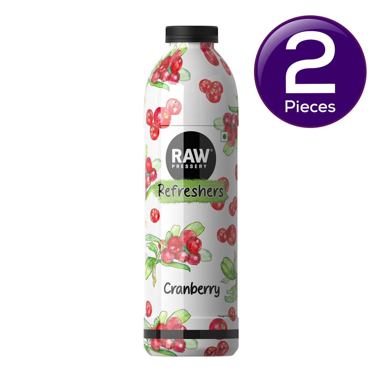 Raw Pressery Refreshers Cranberry 750 ml Combo