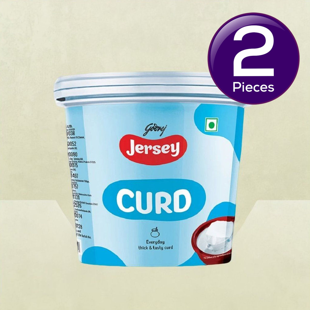 Godrej Jersey Curd Tub 1 kg Combo